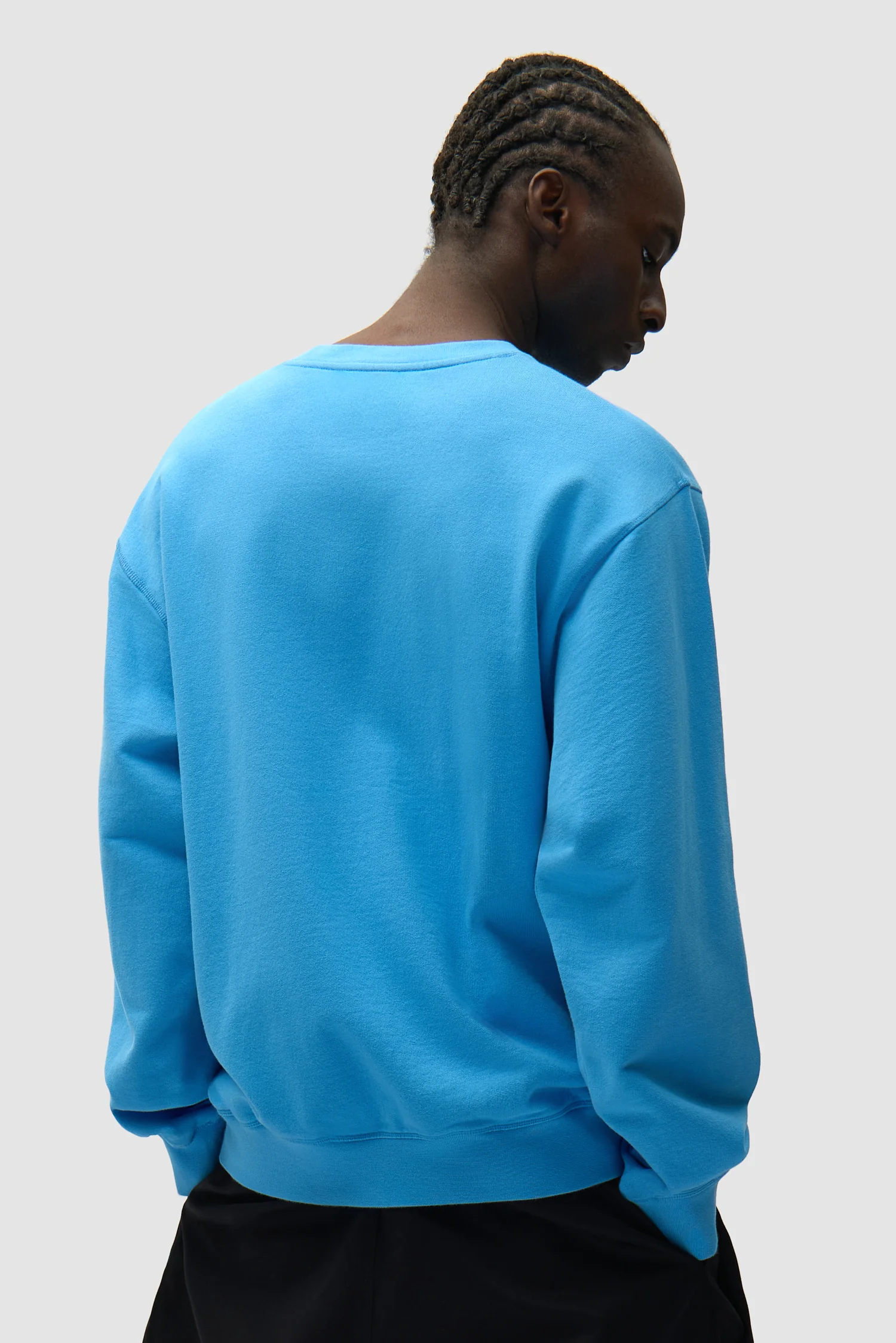 T-shirt à col rond avec logo cœur - Bleu - Image 3