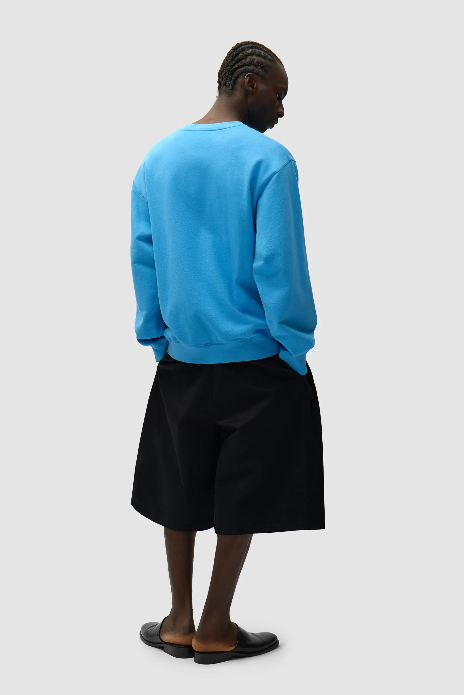 T-shirt à col rond avec logo cœur - Bleu - Image 6