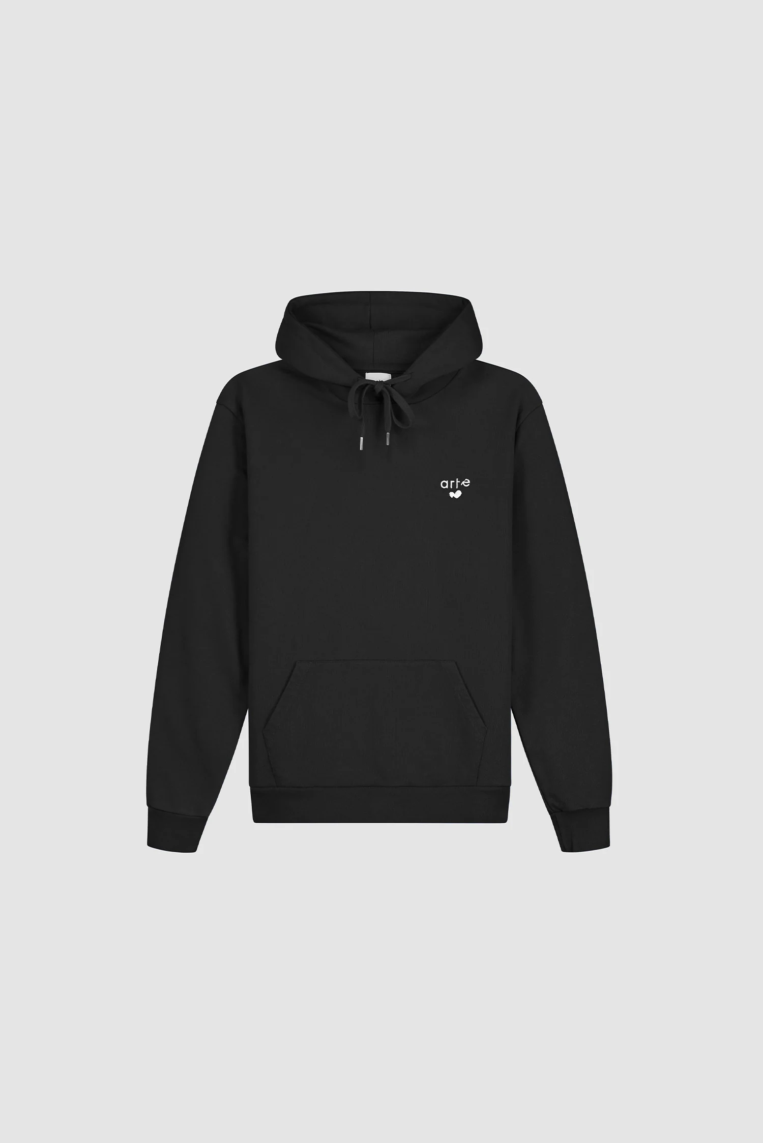 Sweat à capuche avec logo en forme de cœur - Noir - Image 9