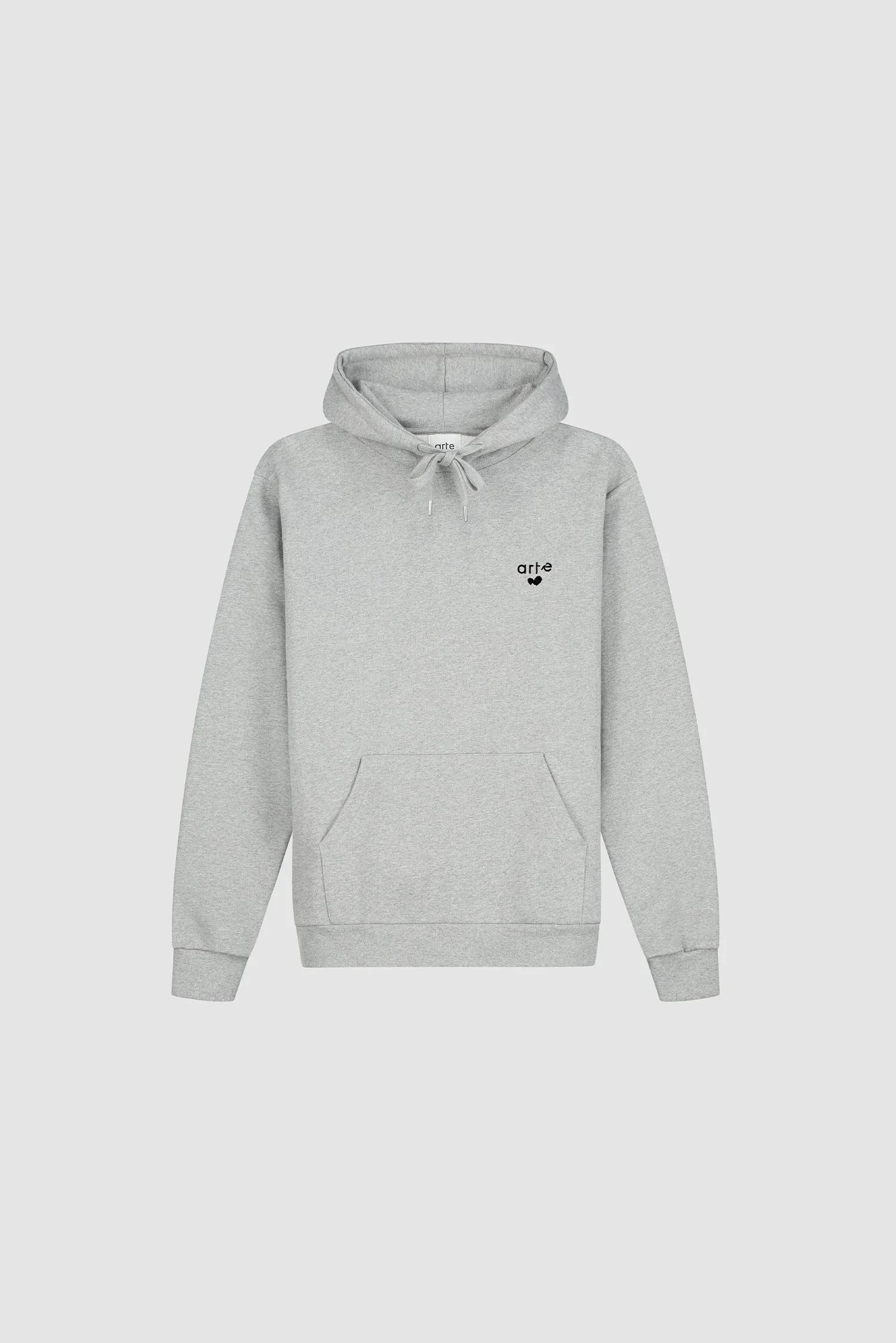 Sweat à capuche avec logo cœur - Gris - Image 9