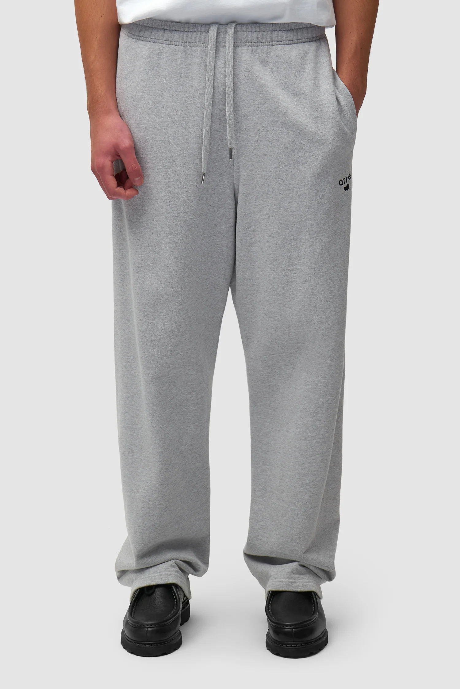 Pantalon de survêtement avec logo cœur - Gris - Image 3