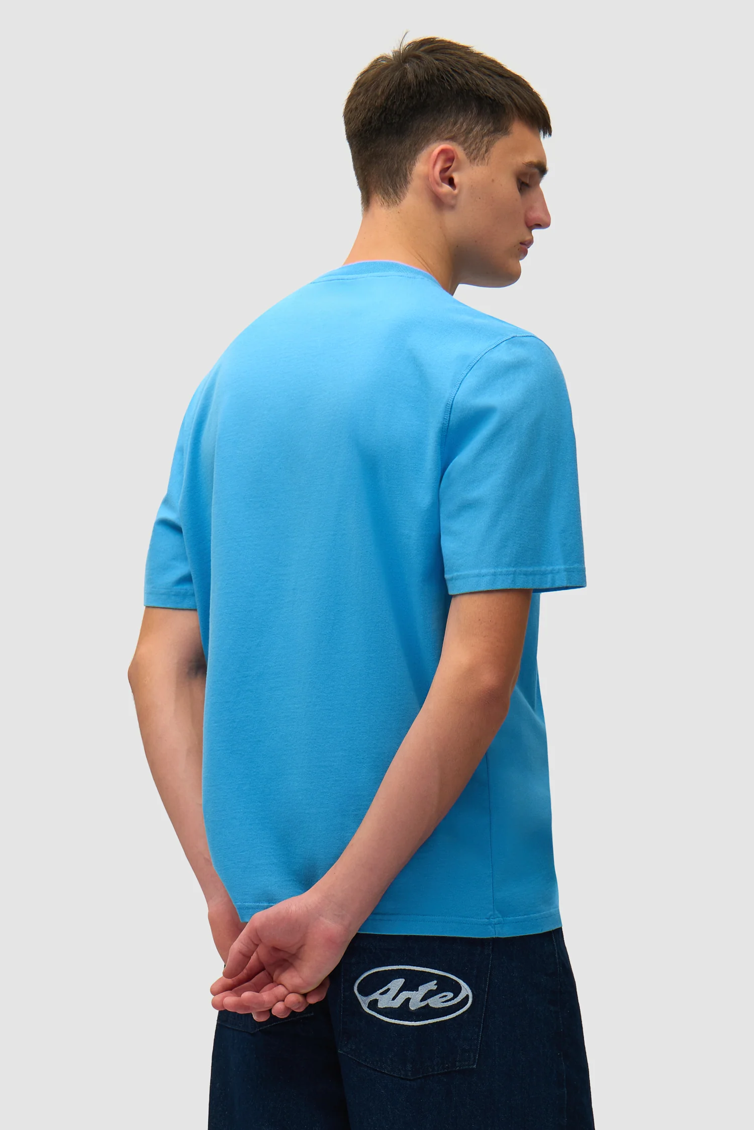 T-shirt avec logo cœur - Bleu - Image 3
