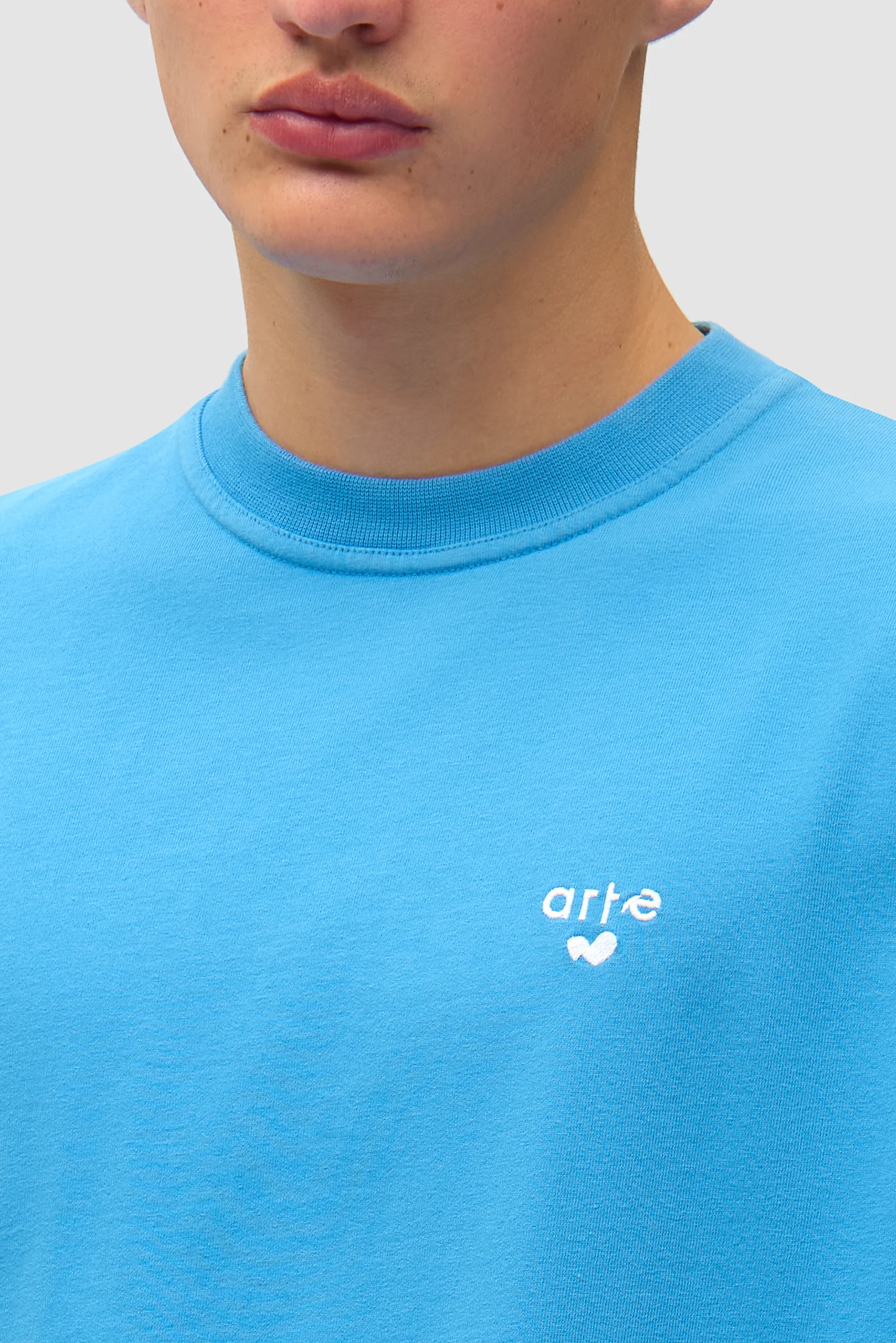 T-shirt avec logo cœur - Bleu - Image 8