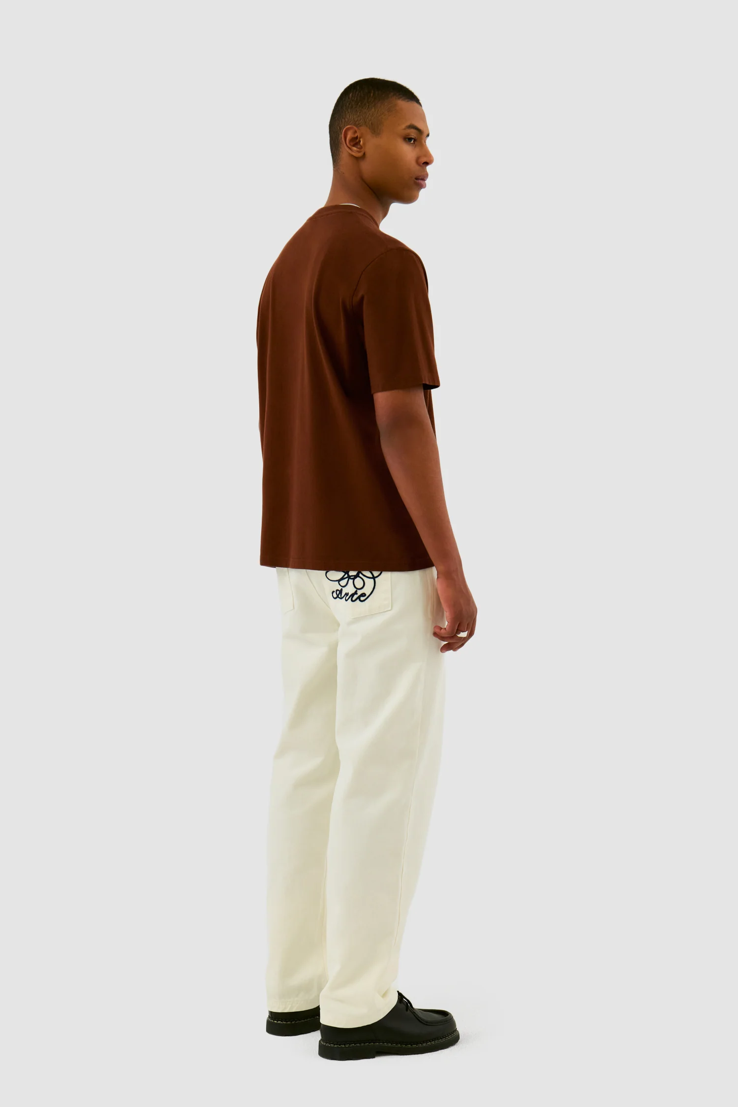 T-shirt avec logo en forme de cœur - Marron - Image 6