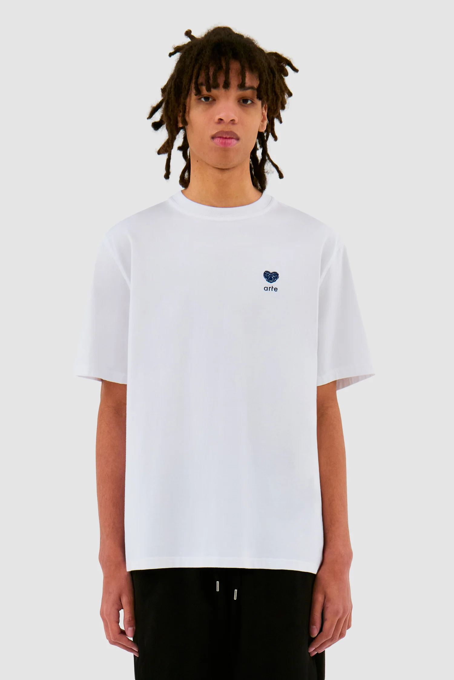 T-shirt avec logo en forme de cœur - blanc - Image 2