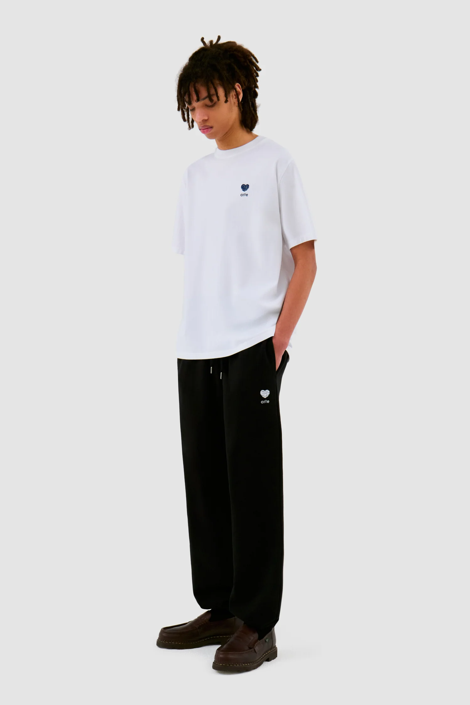T-shirt avec logo en forme de cœur - blanc - Image 5
