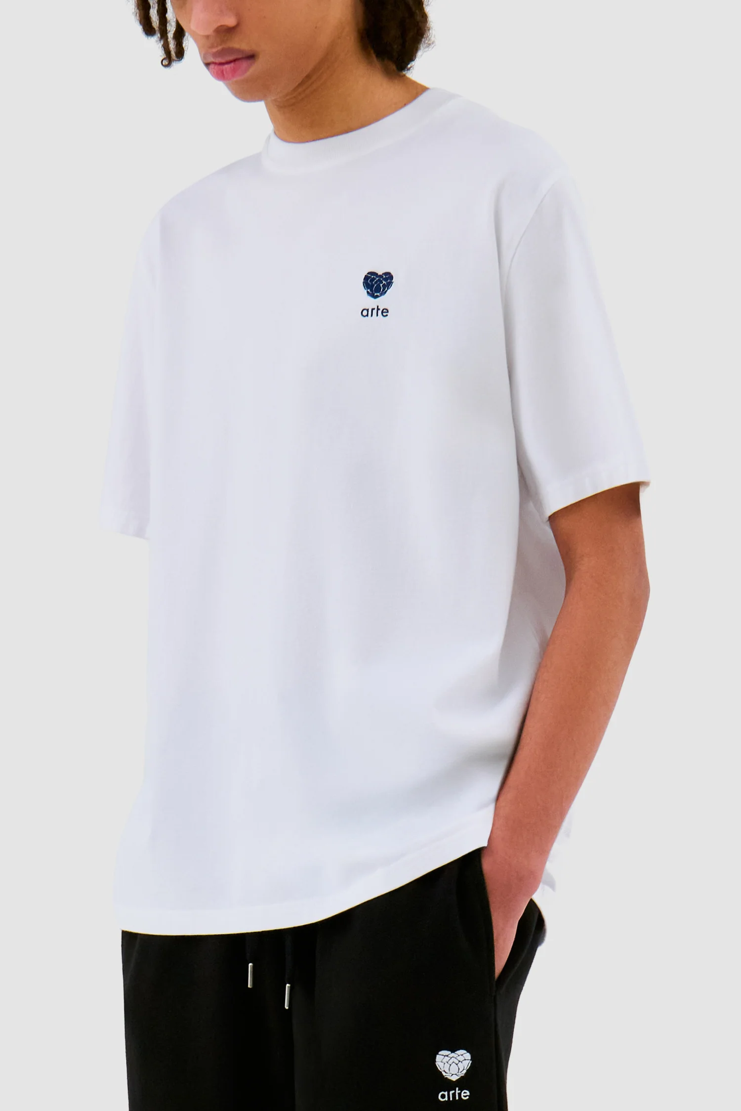 T-shirt avec logo en forme de cœur - blanc - Image 7