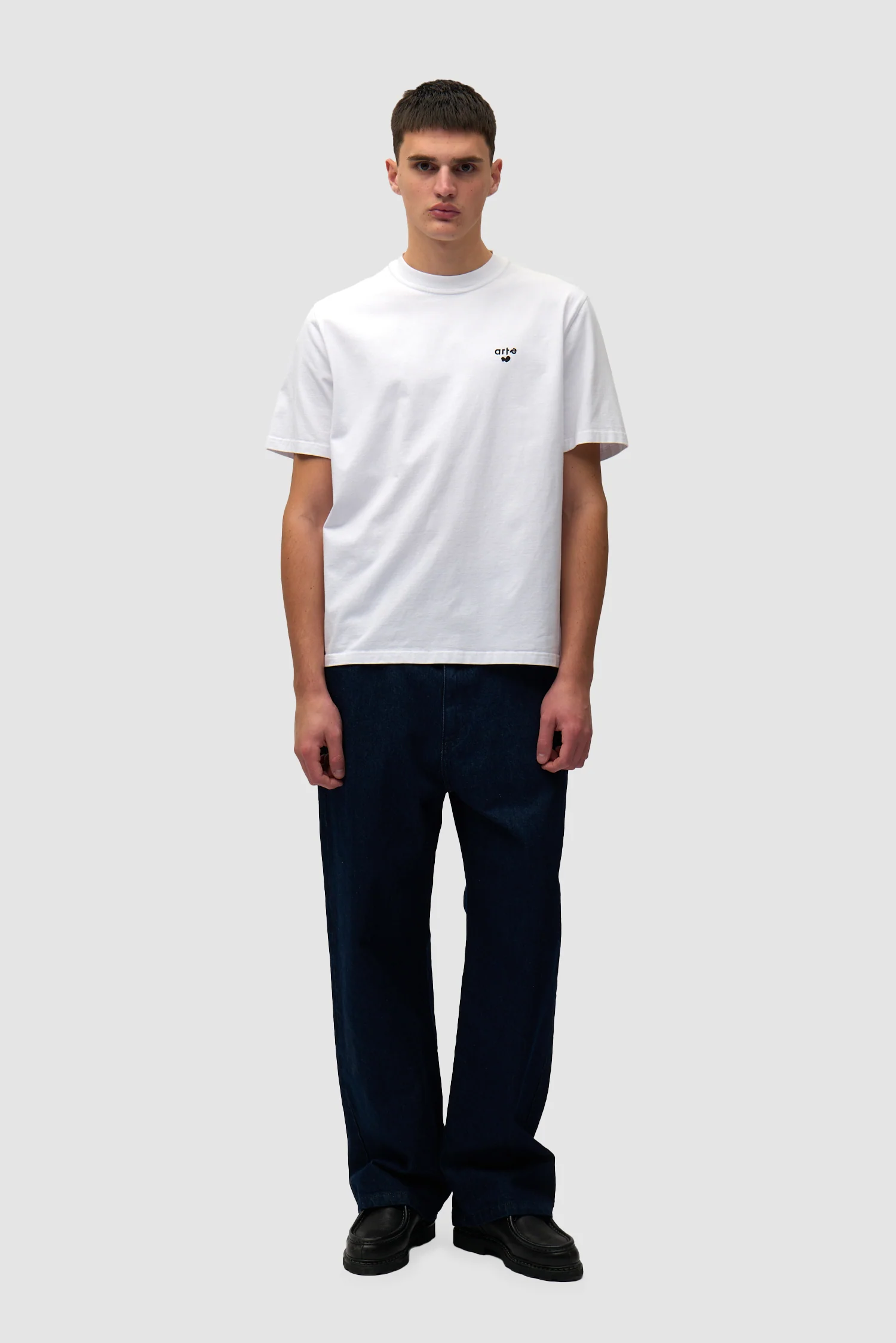 T-shirt avec logo en forme de cœur - blanc - Image 4