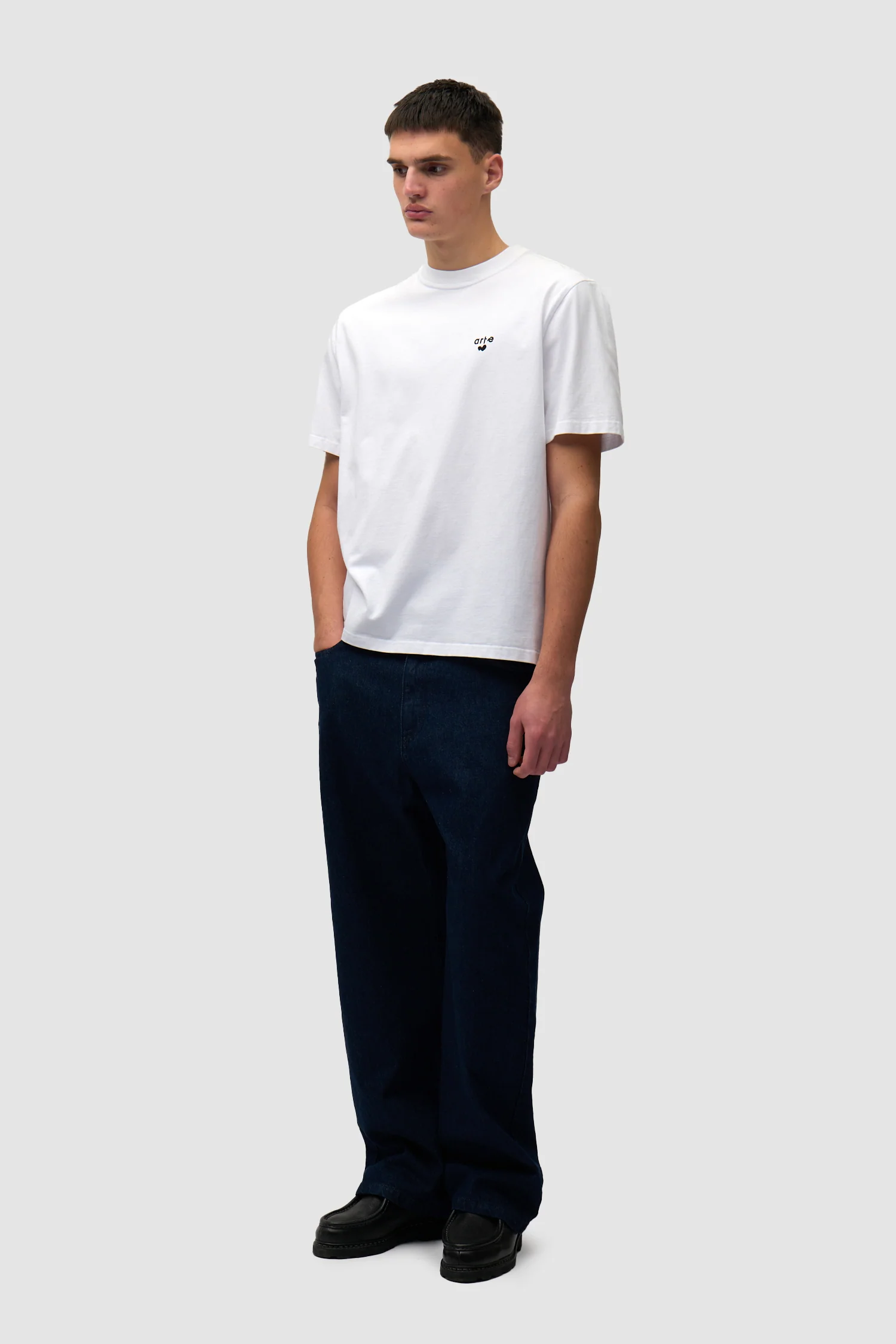 T-shirt avec logo en forme de cœur - blanc - Image 5