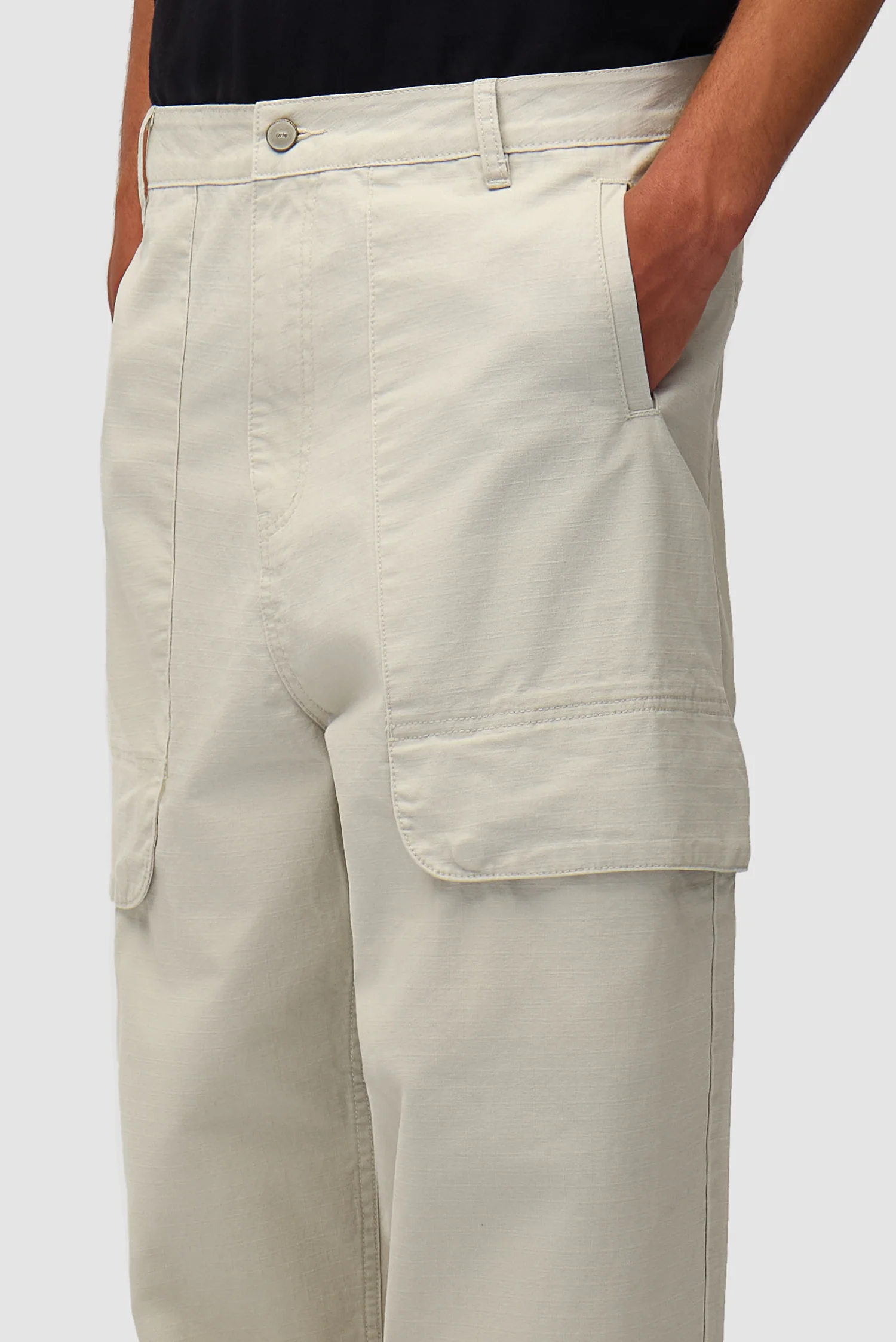 Pantalon Ripstop lourd - Crème - Image 8