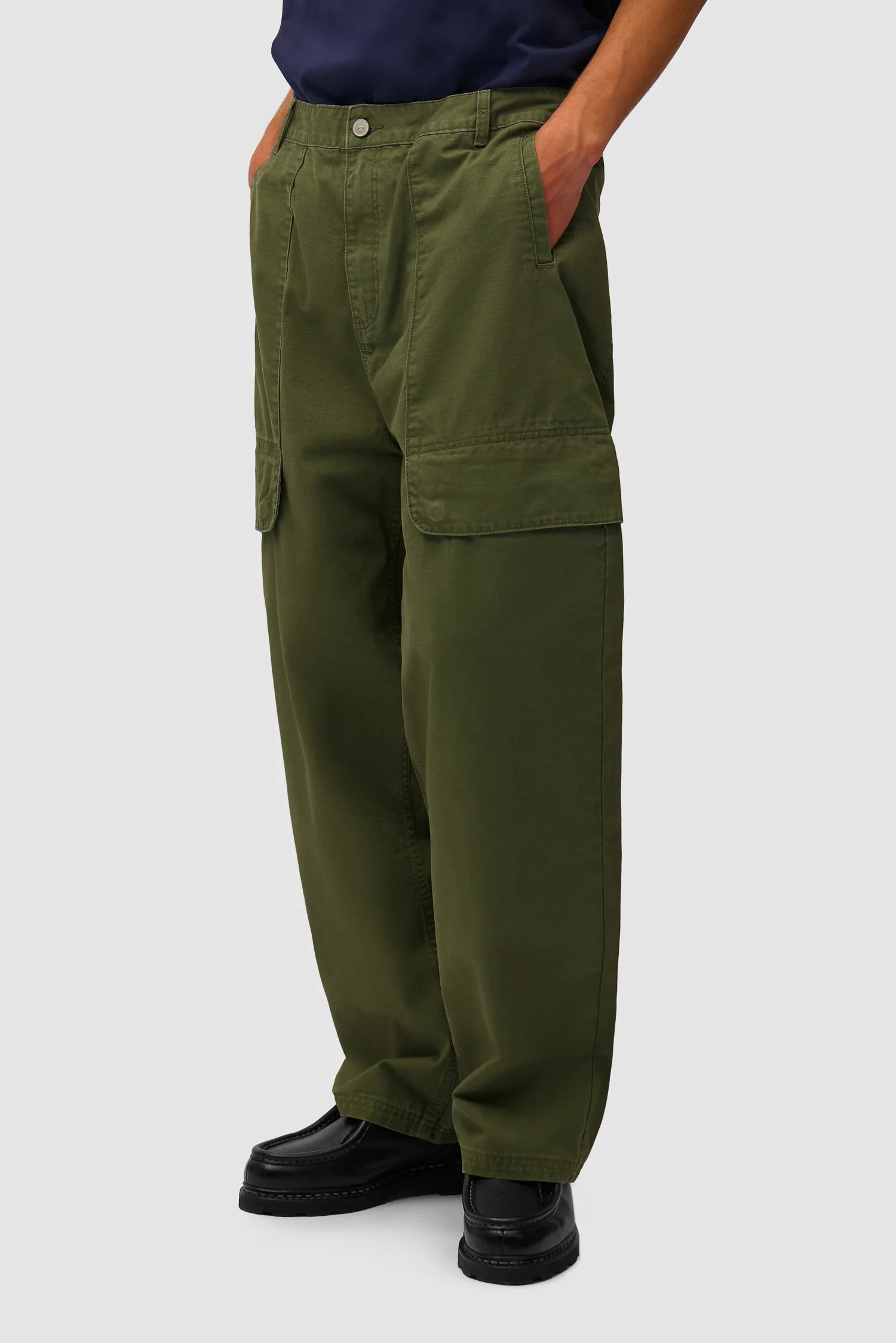 Pantalon Ripstop lourd - Vert foncé - Image 3