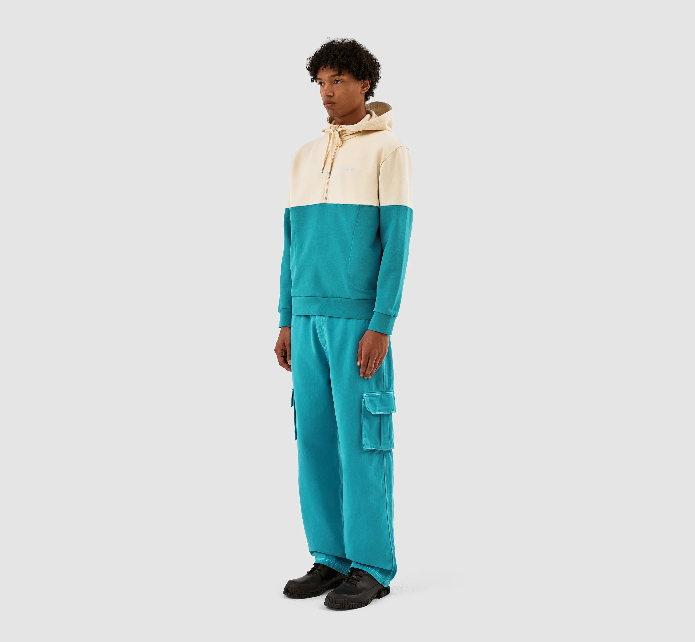 Henny Multi Hoodie - Crème/Bleu de lac - Image 5