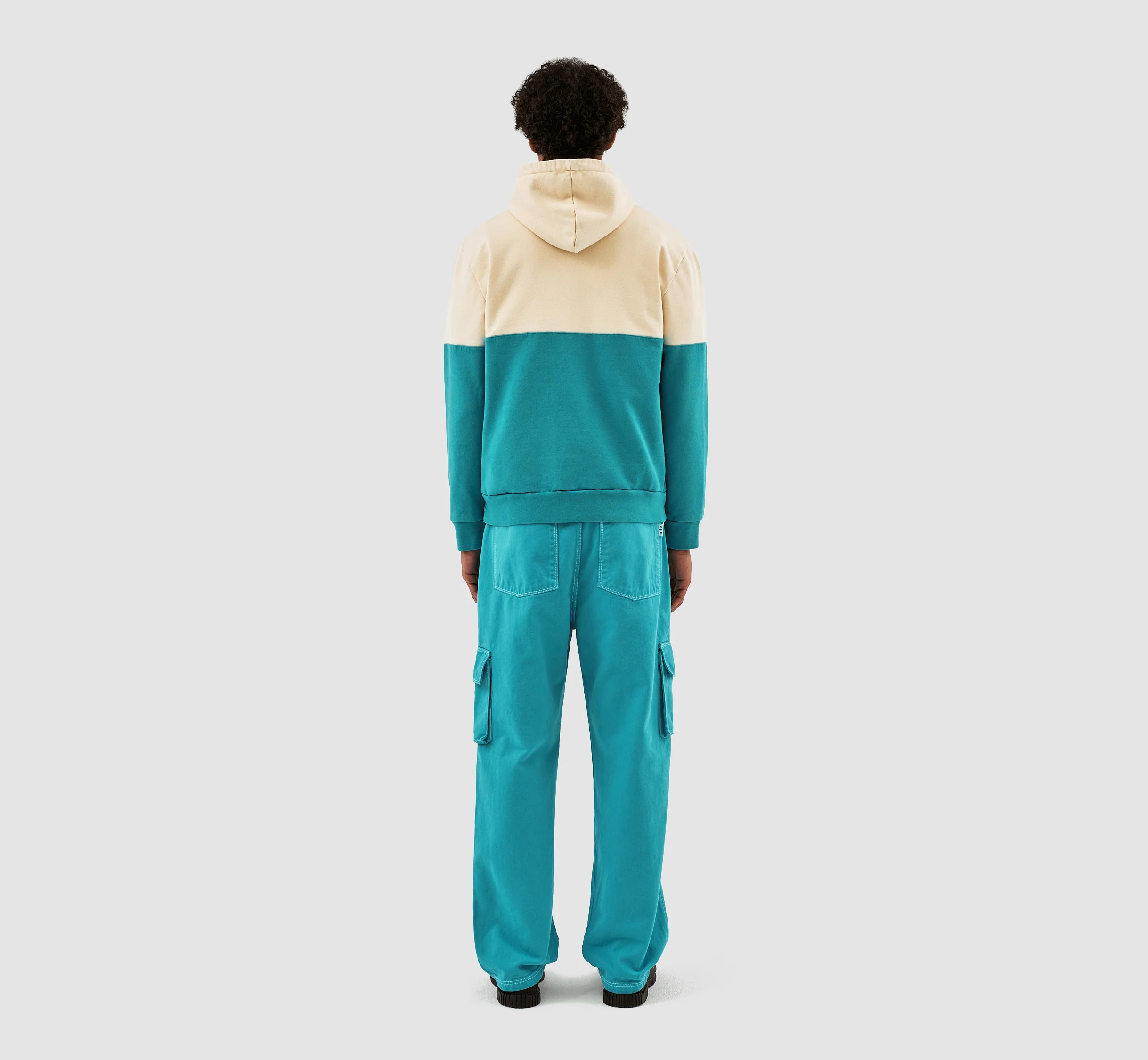 Henny Multi Hoodie - Crème/Bleu de lac - Image 6