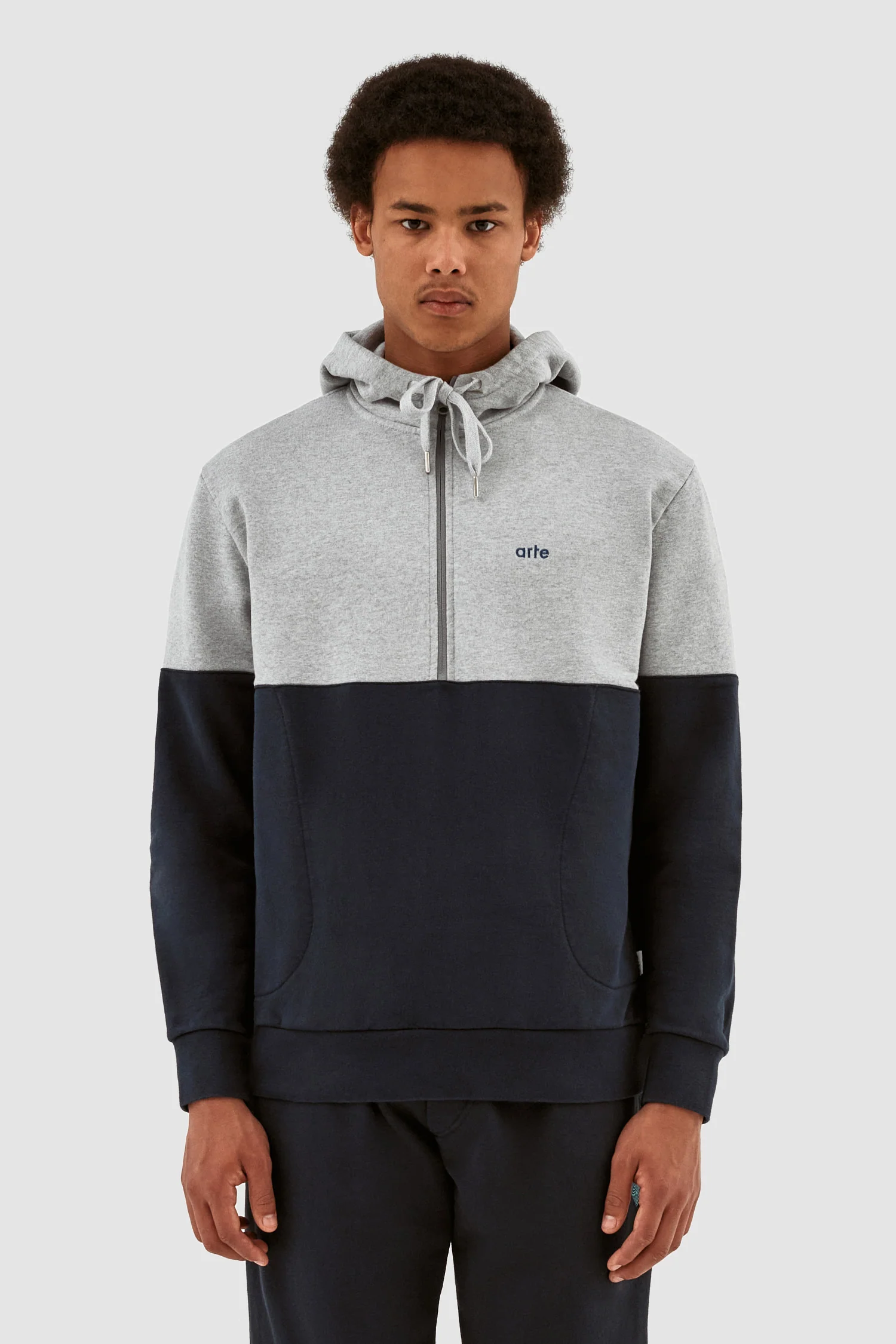 Henny Multi Hoodie - Gris/Marine - Image 2