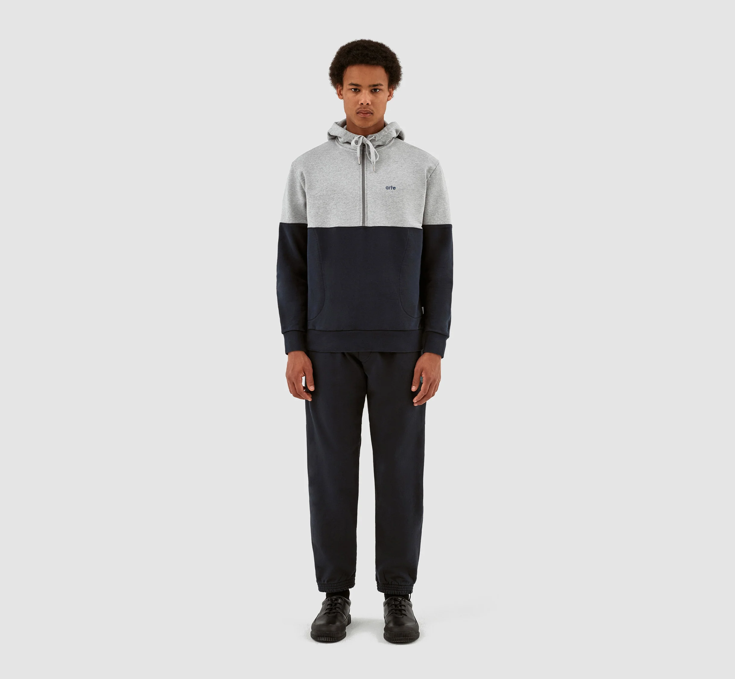 Henny Multi Hoodie - Gris/Marine - Image 4