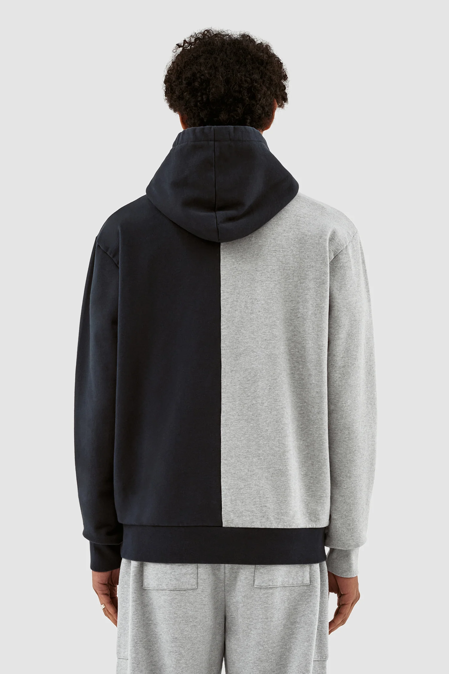 Herbert Colorblock Hoodie - Gris/Marine - Image 3
