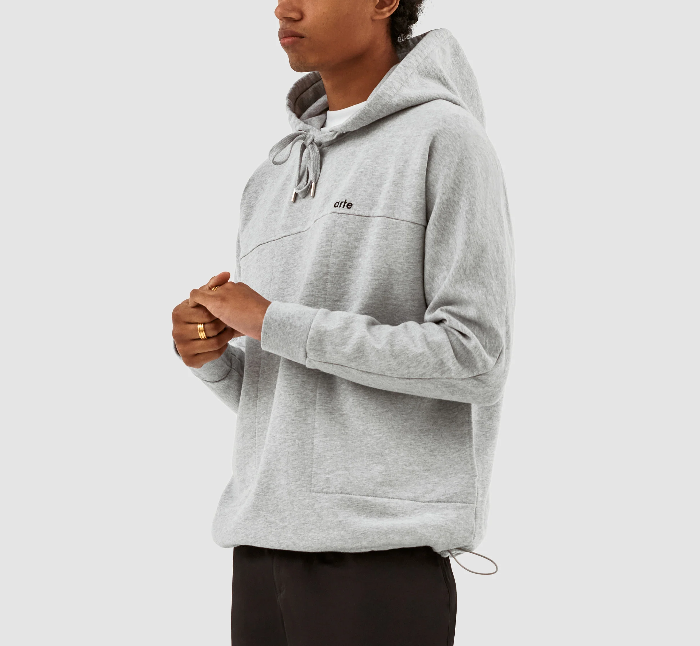 Sweat à capuche Hesse - Gris - Image 7