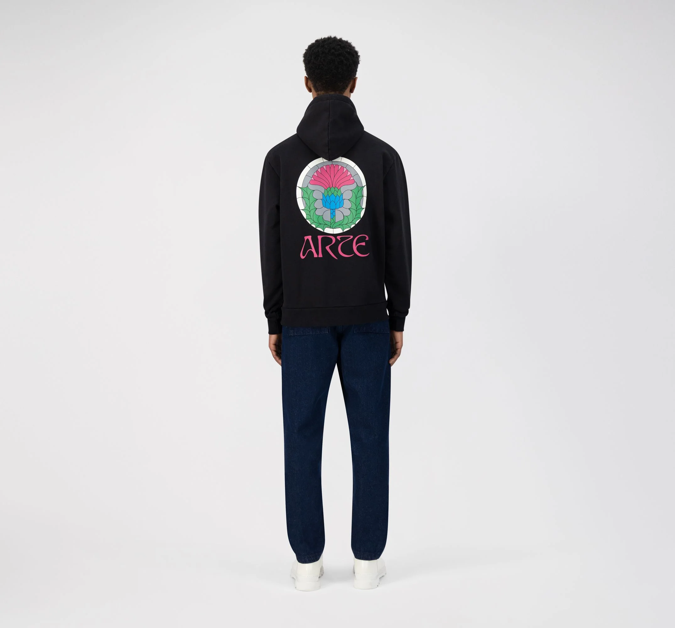 Horta Back Dahlia Hoodie - Noir - Image 4