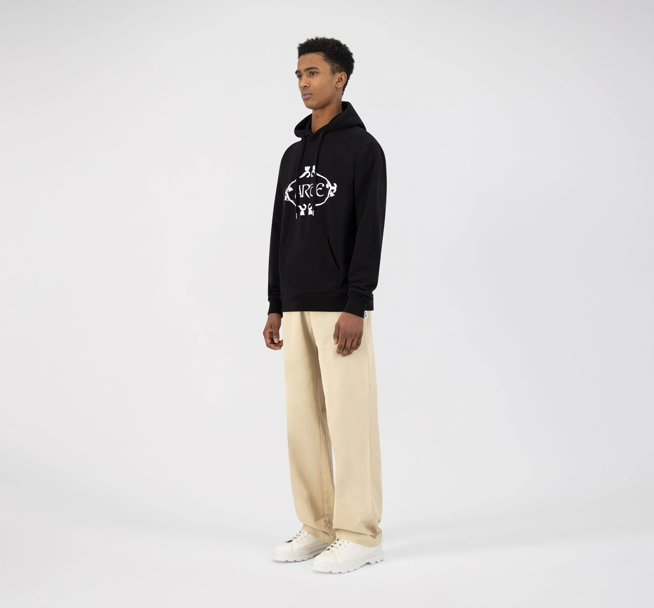 Horta Logo Orna Hoodie - Noir - Image 6