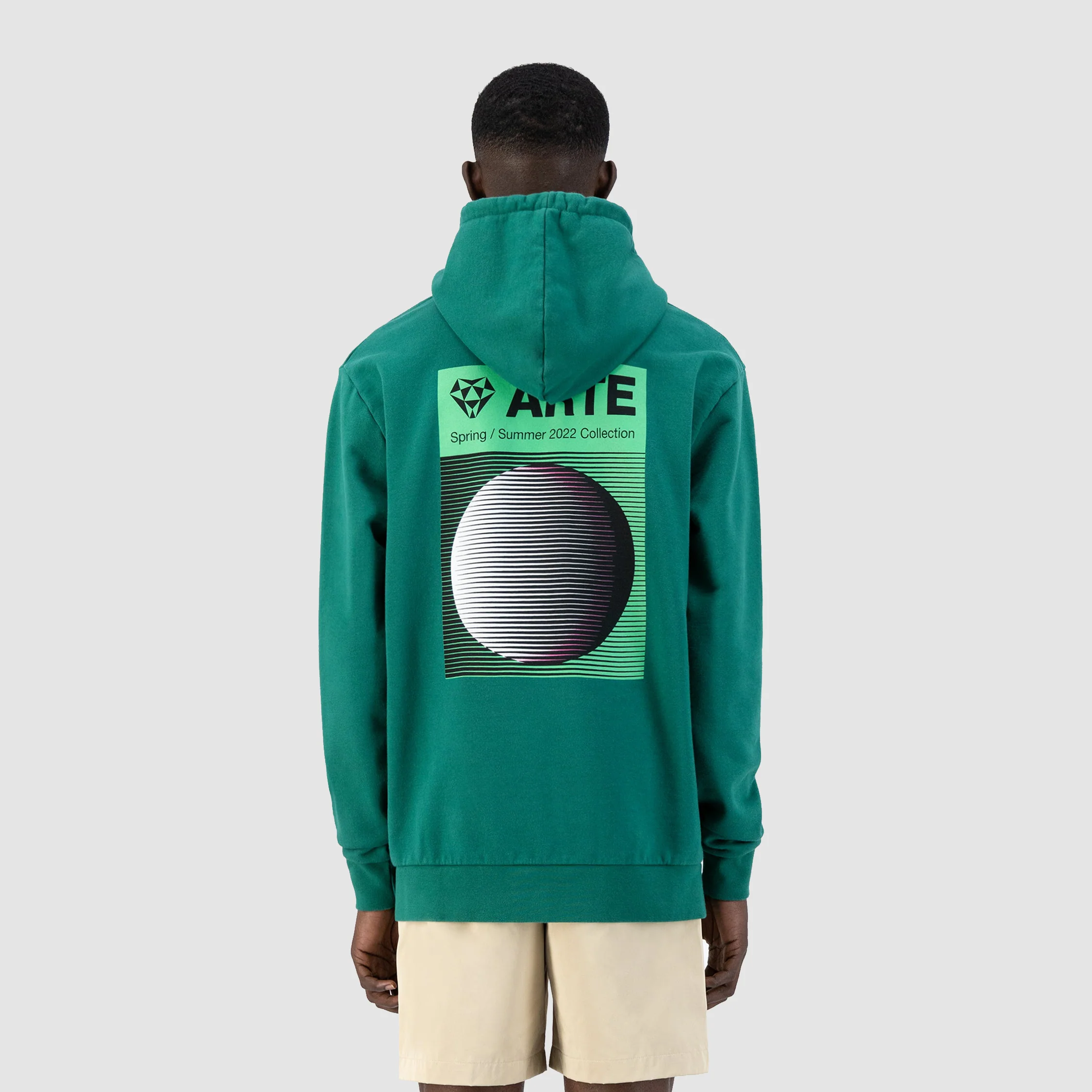 Hulton Back Ciclo Hoodie - Vert