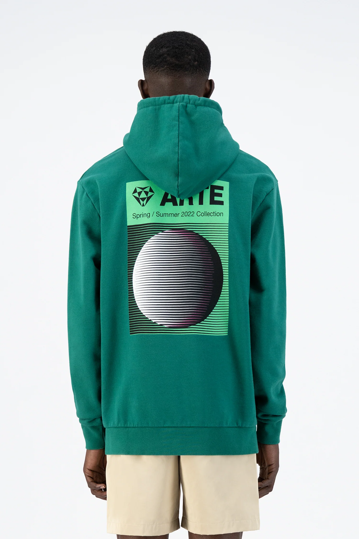 Hulton Back Ciclo Hoodie - Vert - Image 2