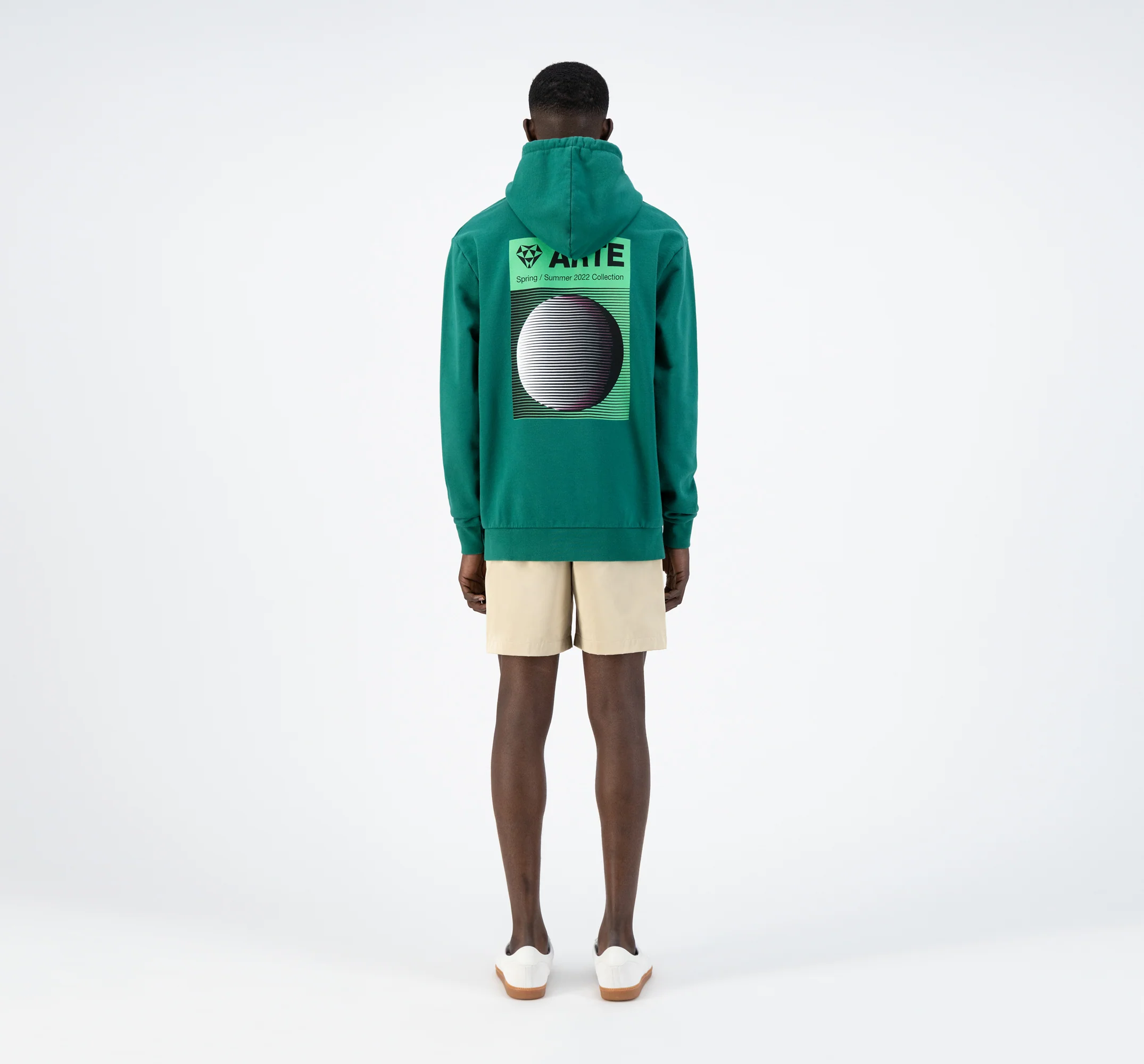 Hulton Back Ciclo Hoodie - Vert - Image 4