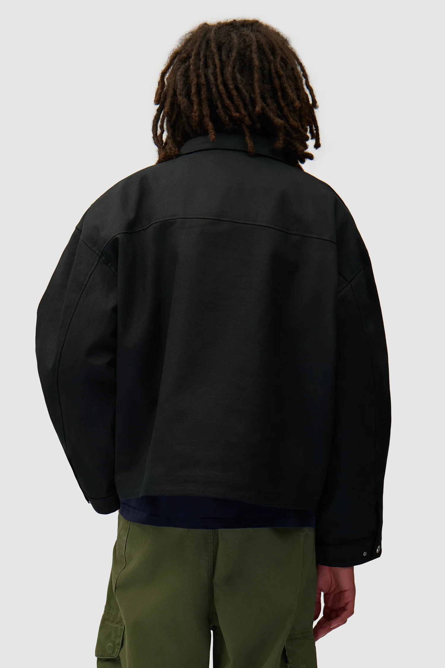 Veste à poches inclinées - Noir (défaut) - Image 3