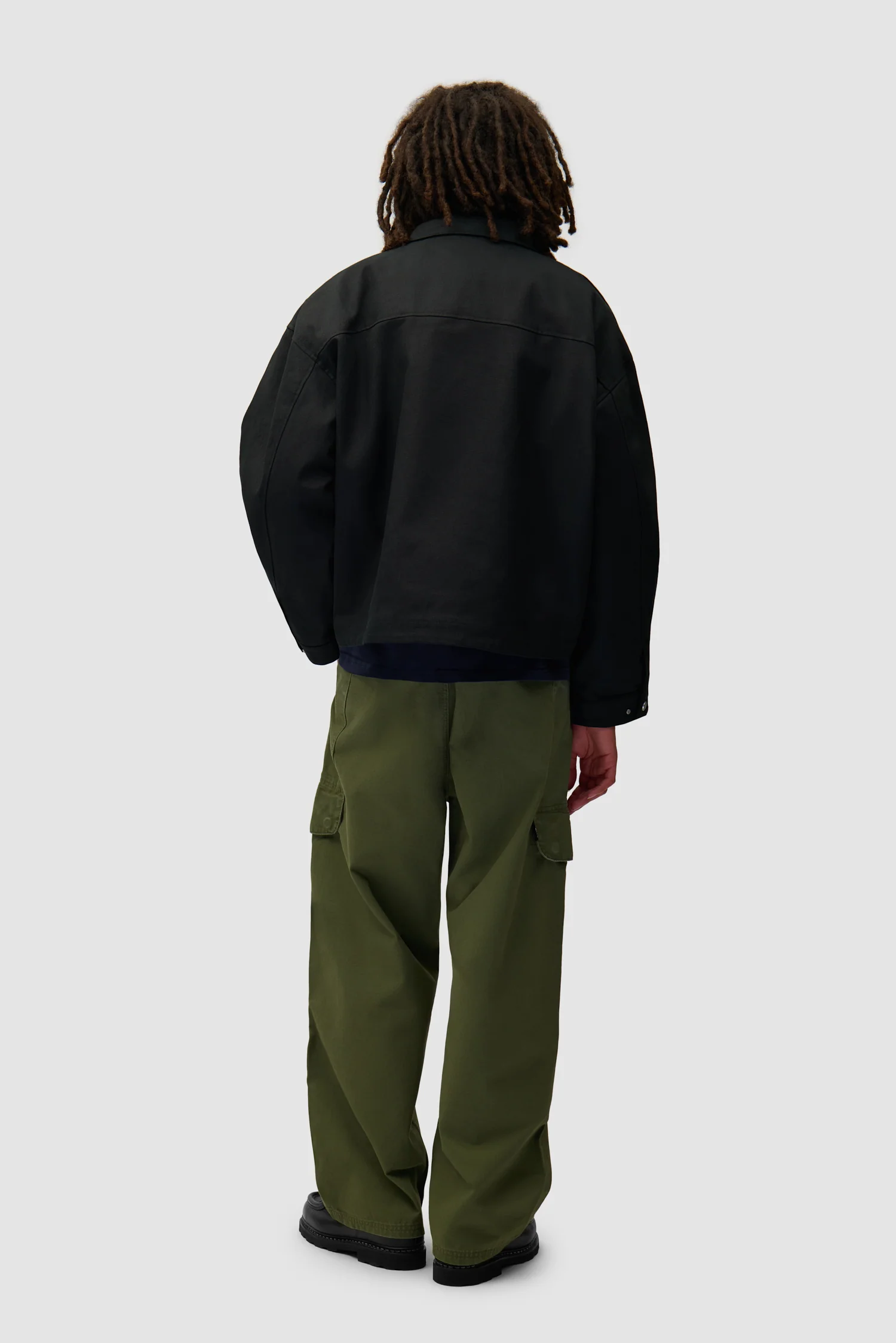 Veste à poches inclinées - Noir (défaut) - Image 6