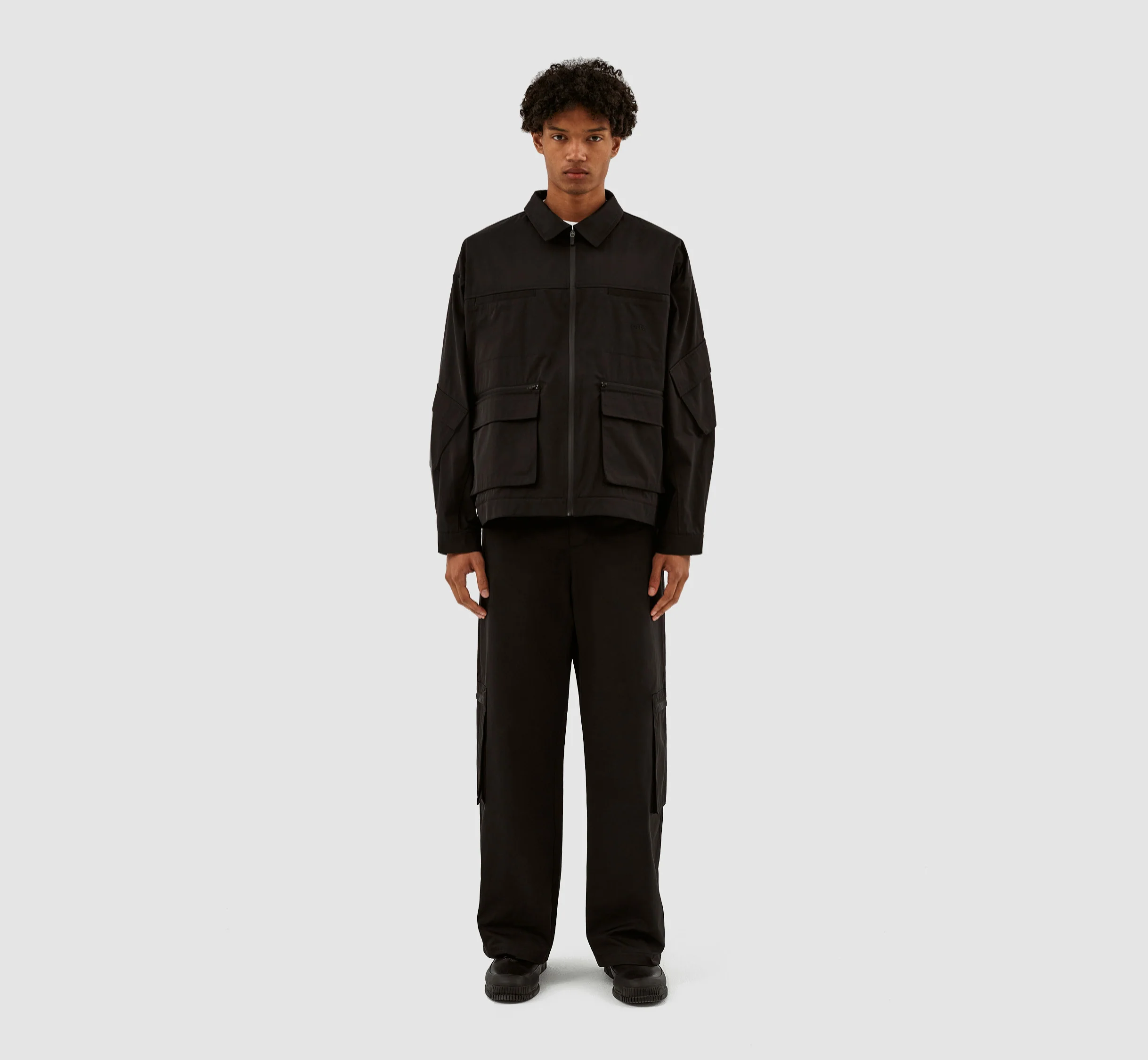 Veste Jack à double poche - Noir - Image 5