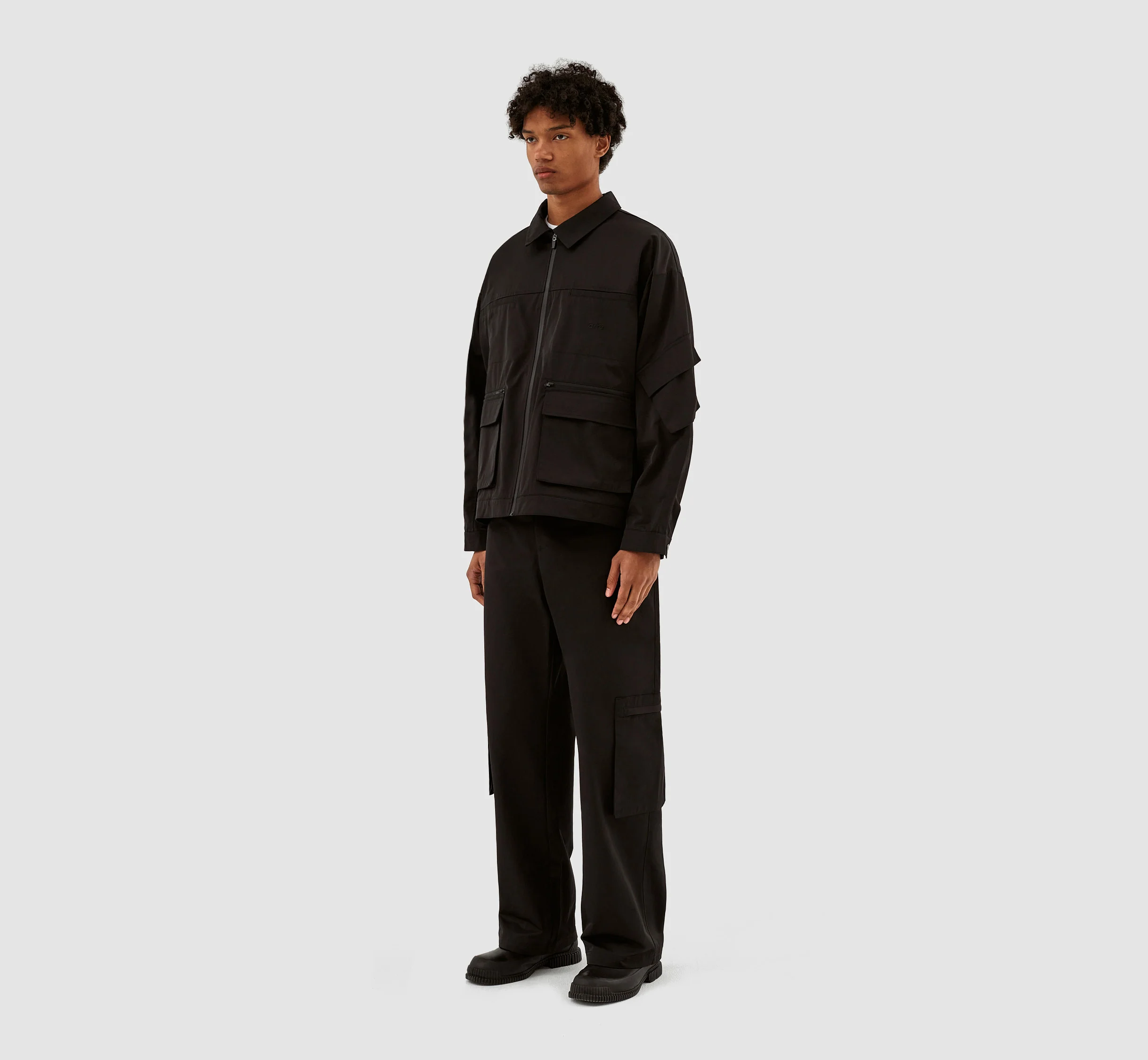 Veste Jack à double poche - Noir - Image 6