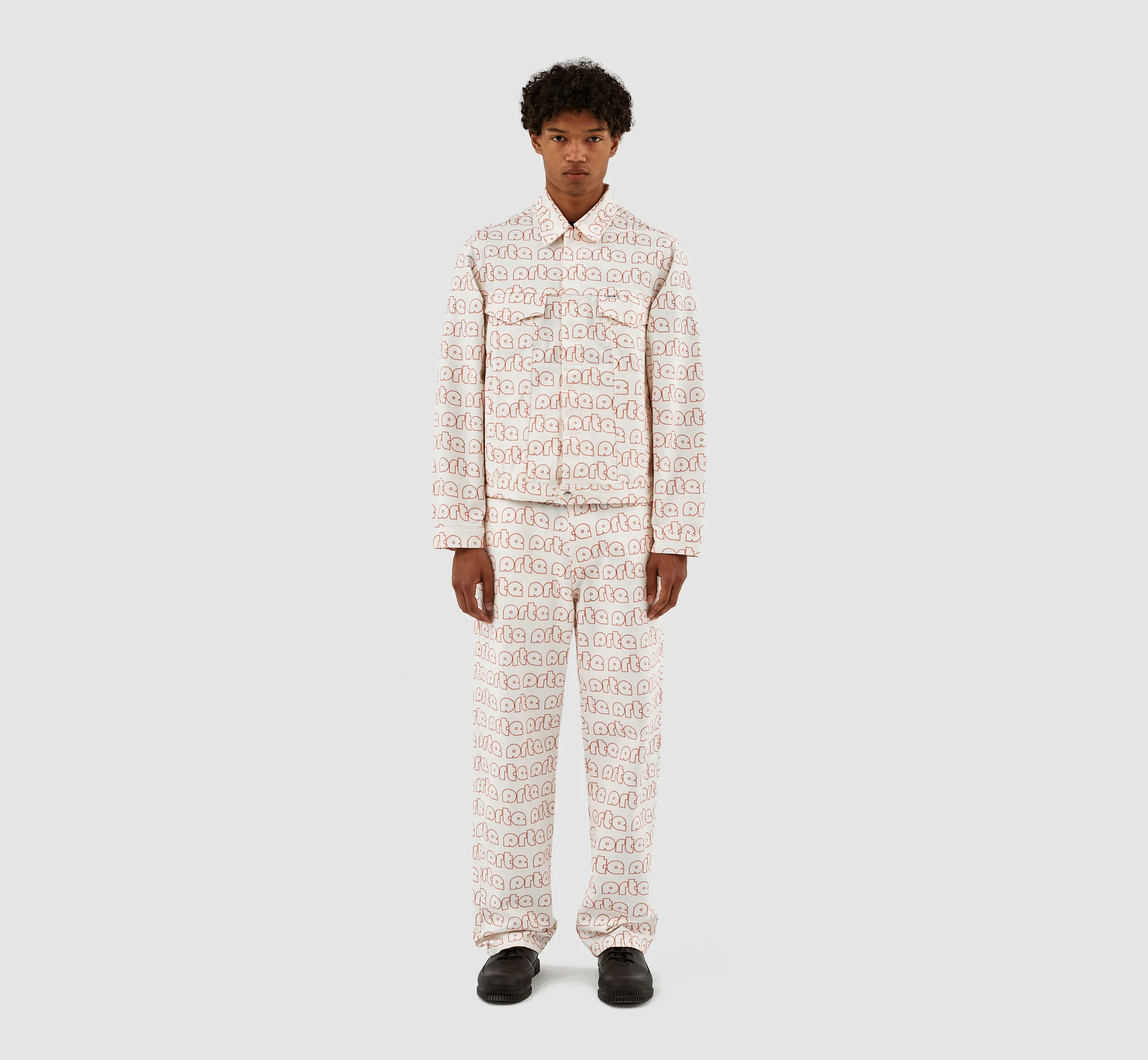 Veste Jackson avec logo Allover - Rouge/Blanc - Image 5