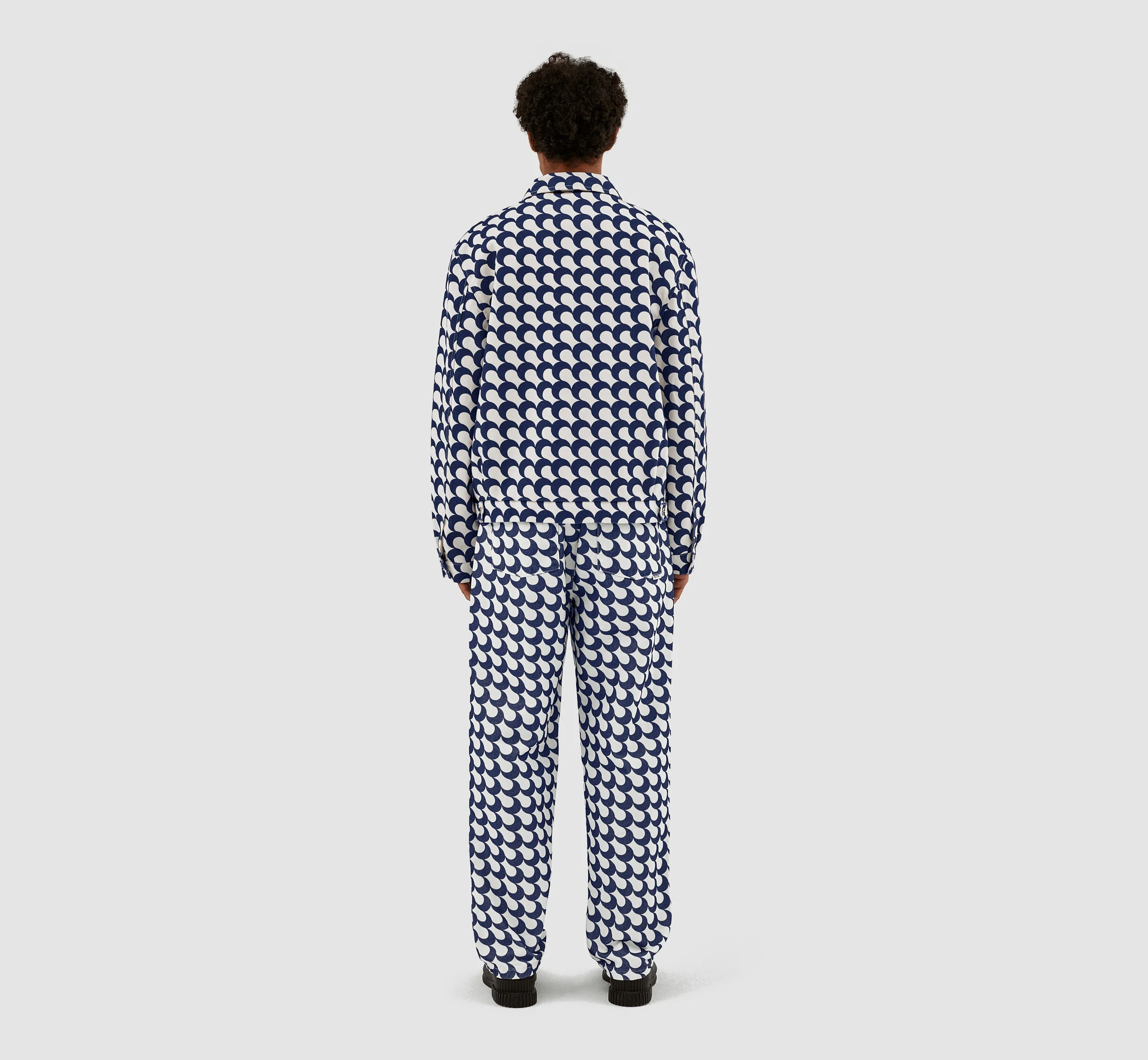 Veste Jackson imprimé Bau - Marine/Blanc - Image 5