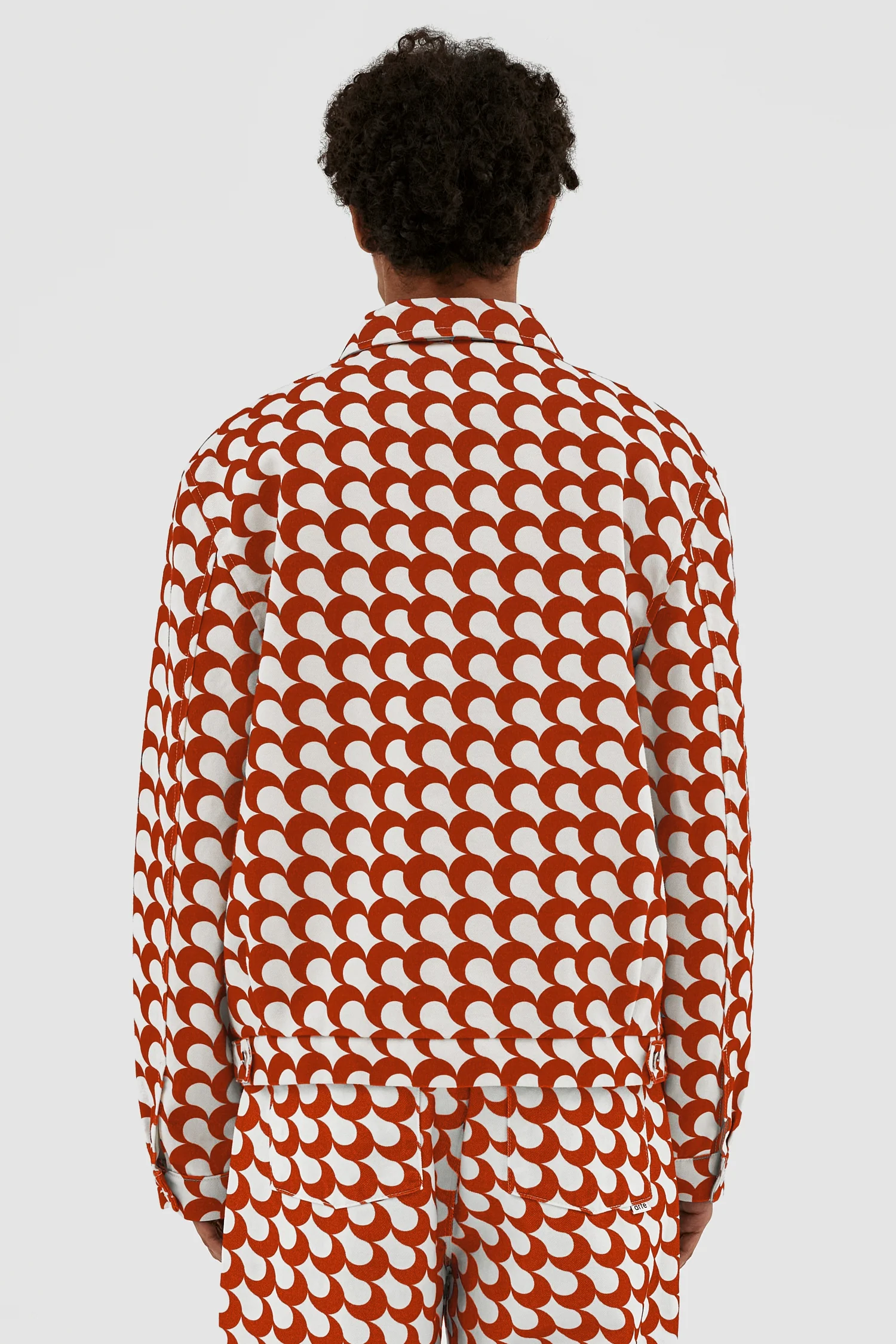 Veste Jackson Imprimé Bau - Rouge/Blanc - Image 3
