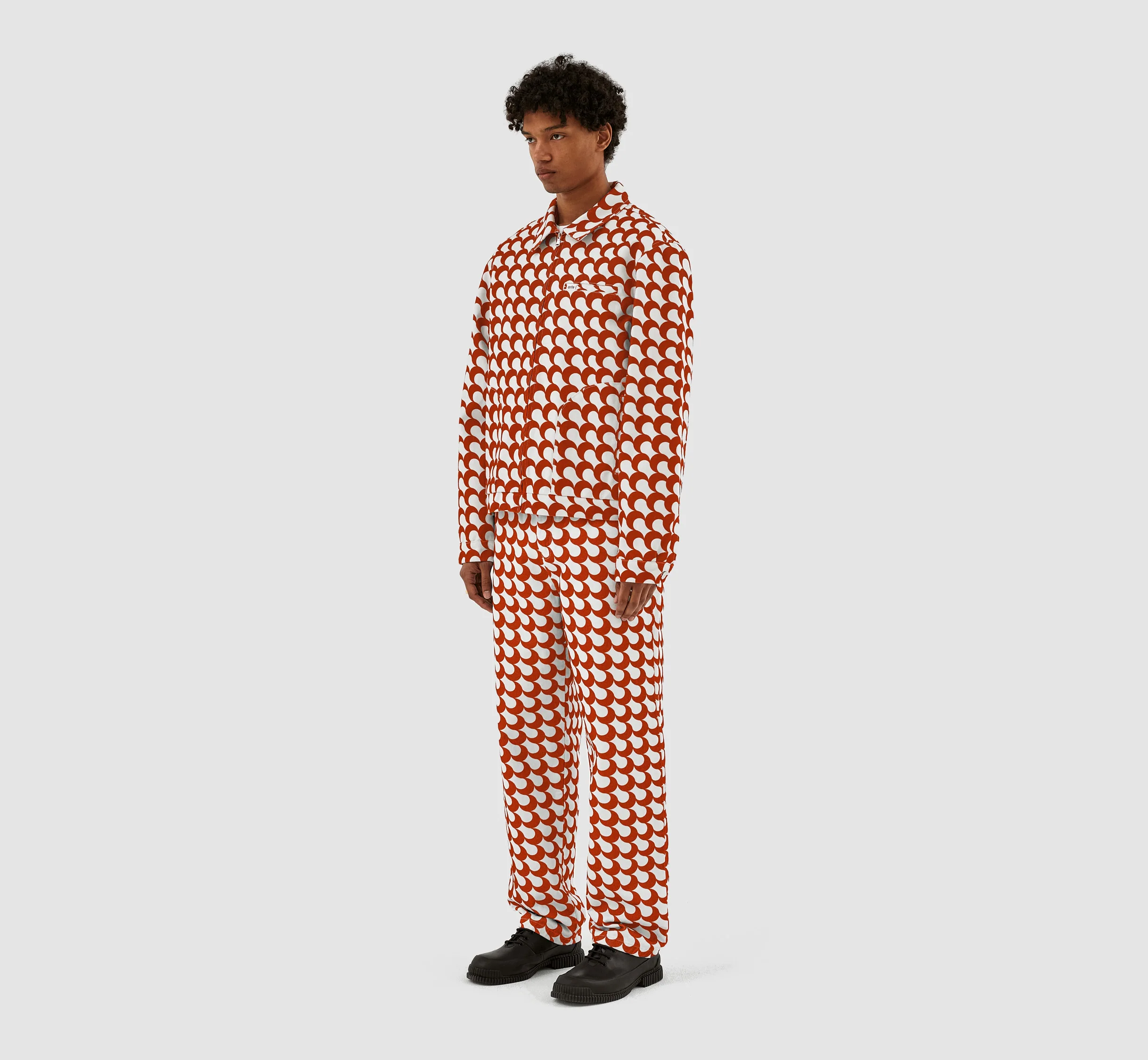 Veste Jackson Imprimé Bau - Rouge/Blanc - Image 6