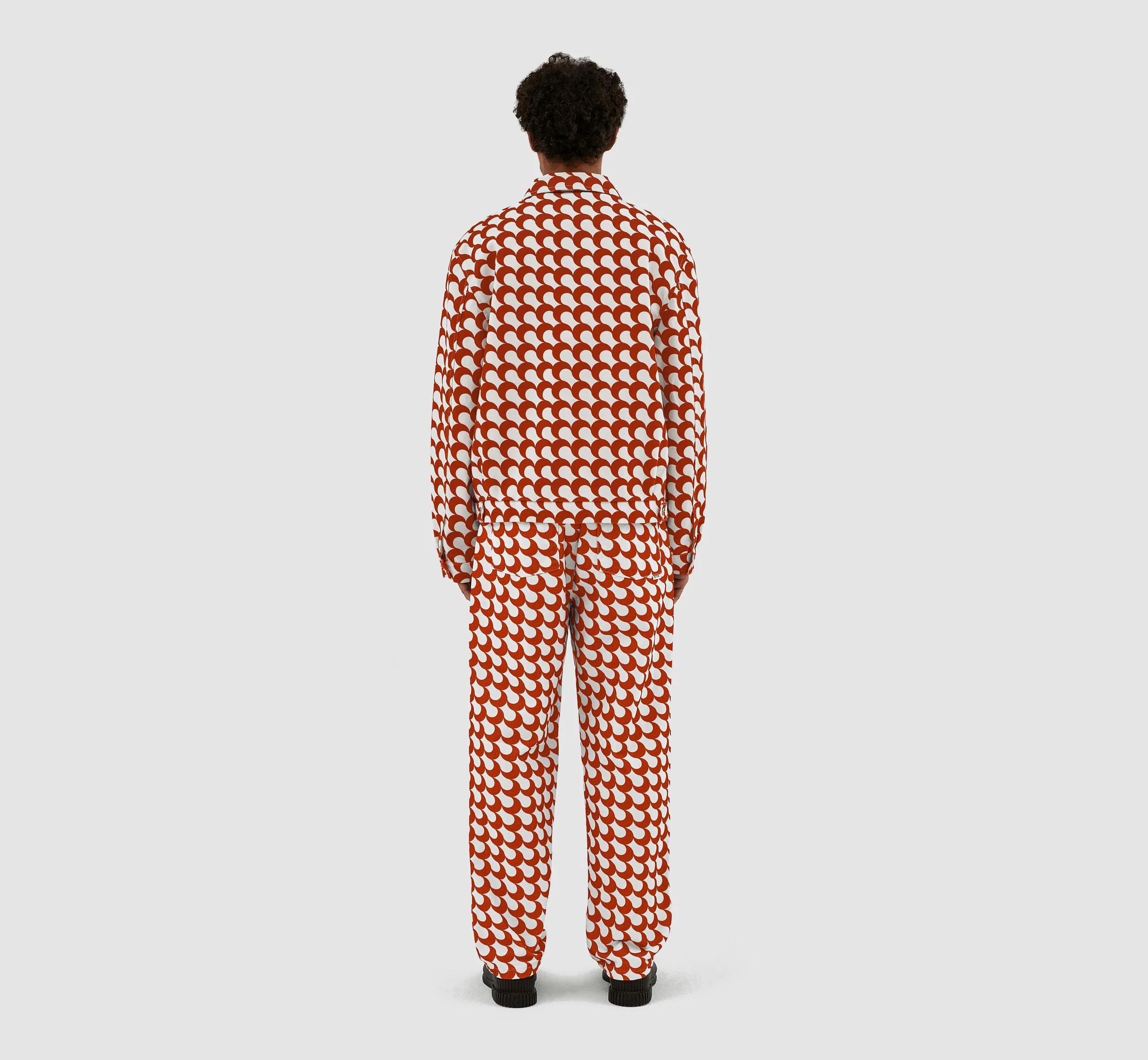 Veste Jackson Imprimé Bau - Rouge/Blanc - Image 7