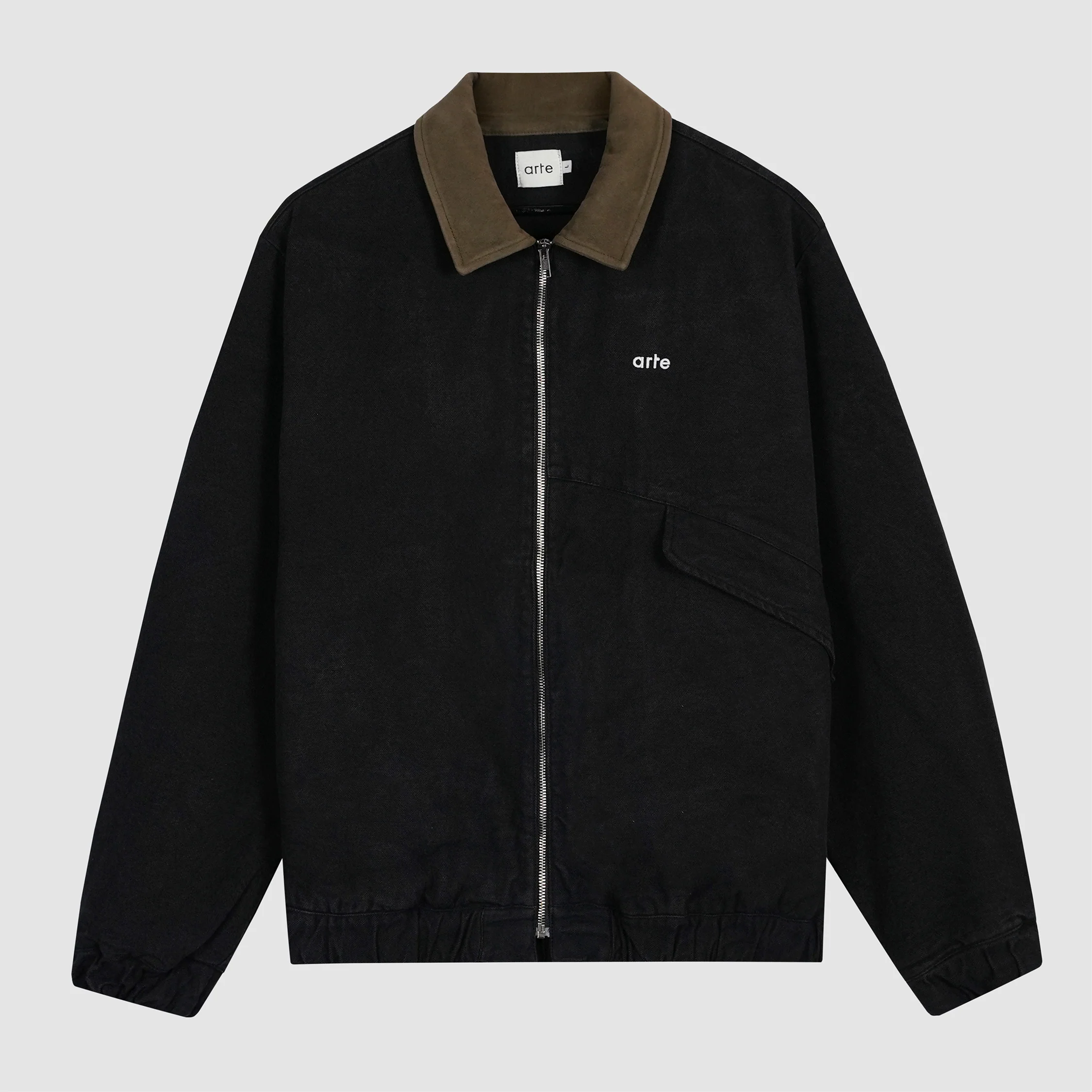 Veste à collier Jacob - Noir