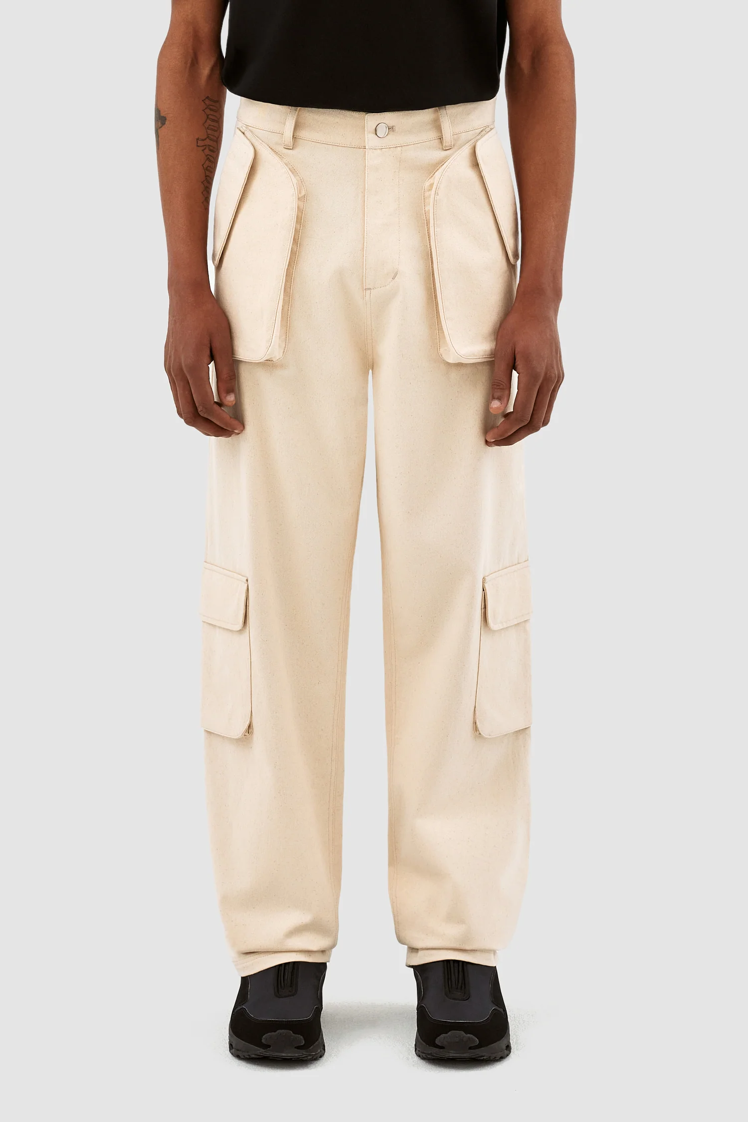 Pantalon cargo Jaden - Crème - Image 2