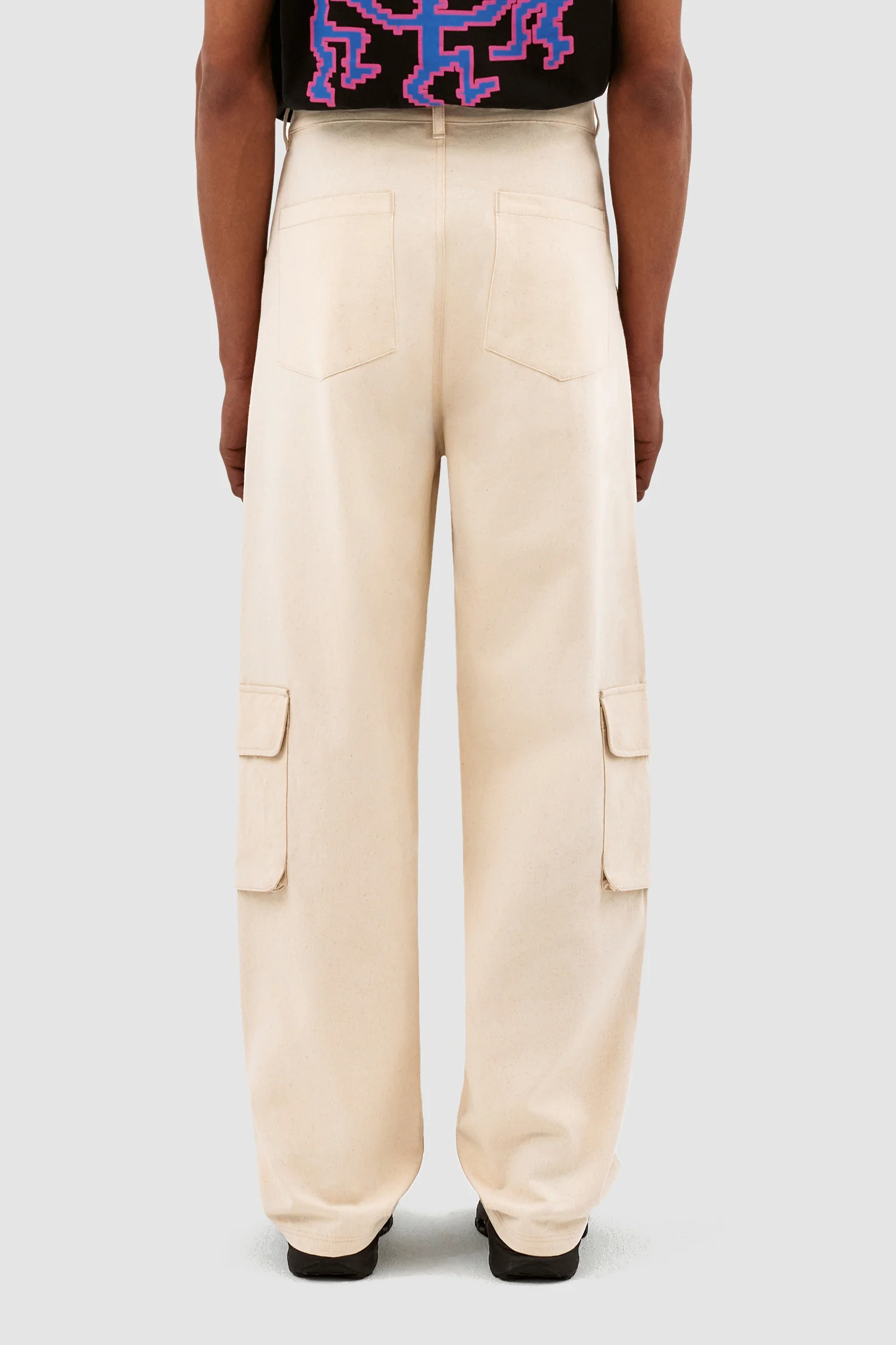 Pantalon cargo Jaden - Crème - Image 3