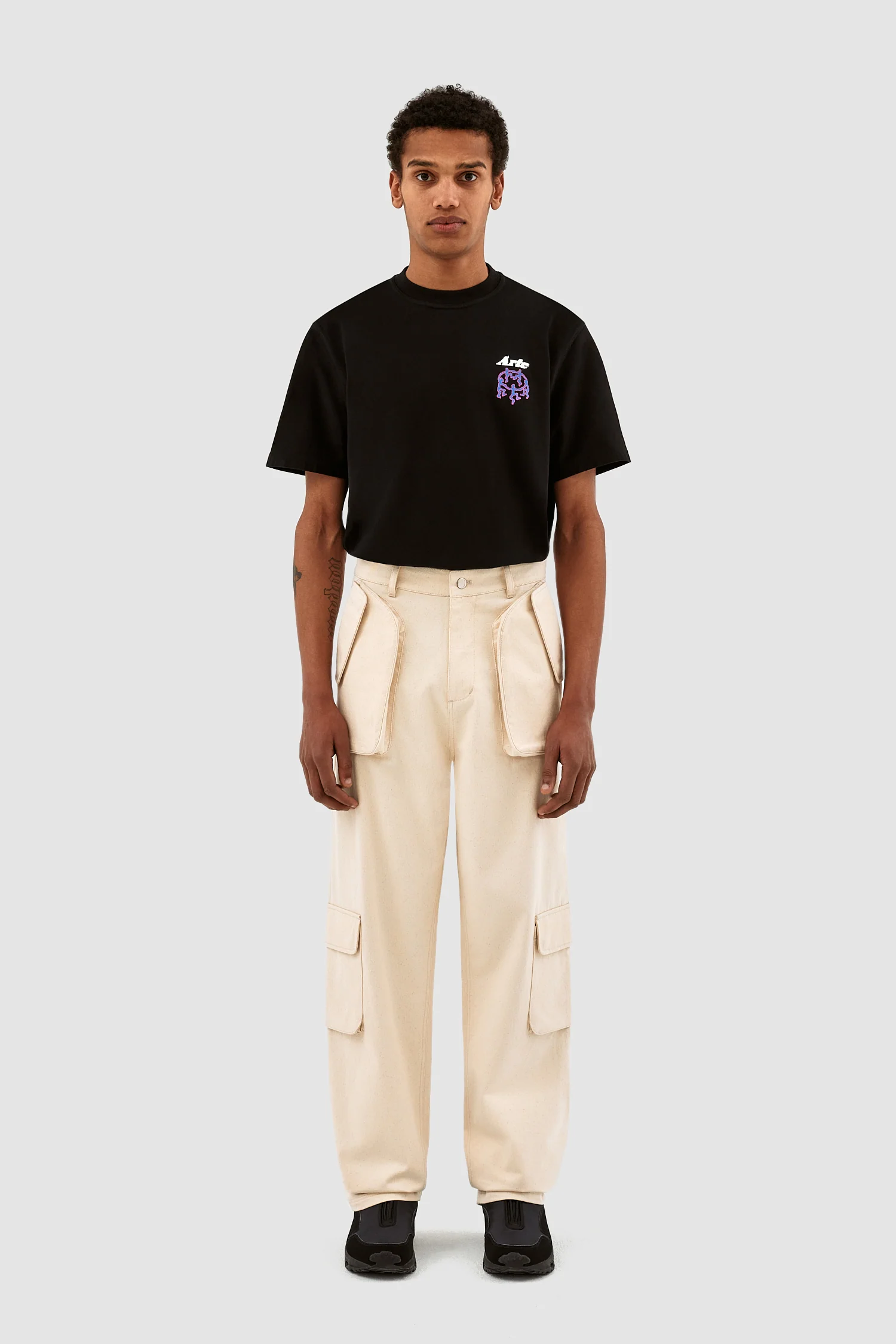 Pantalon cargo Jaden - Crème - Image 4