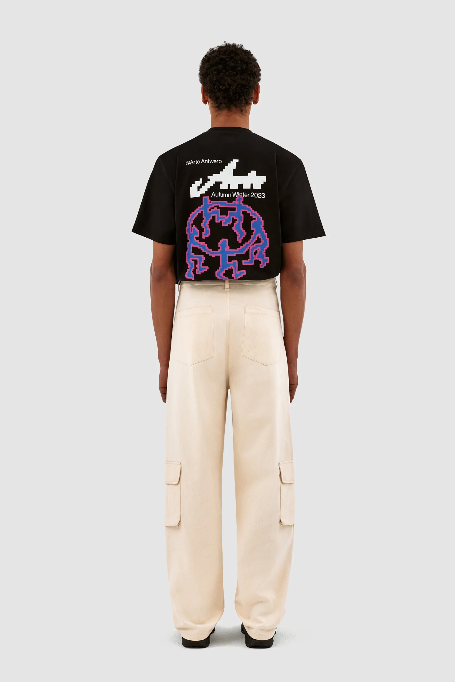 Pantalon cargo Jaden - Crème - Image 6