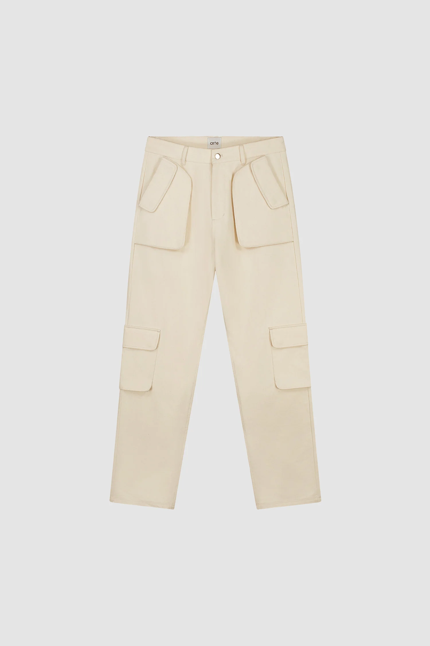 Pantalon cargo Jaden - Crème - Image 7