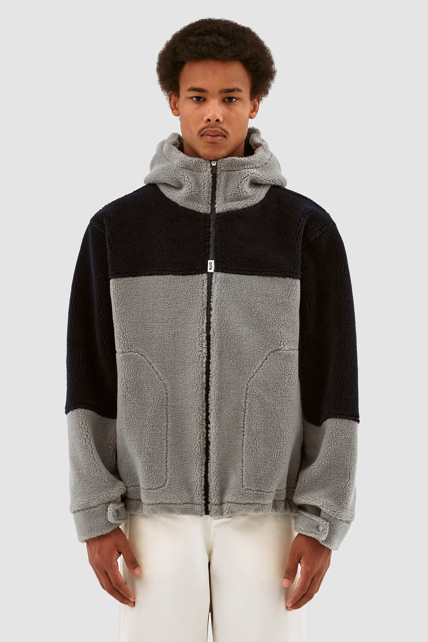 Veste Jake Colorblock - Gris/Marine - Image 2