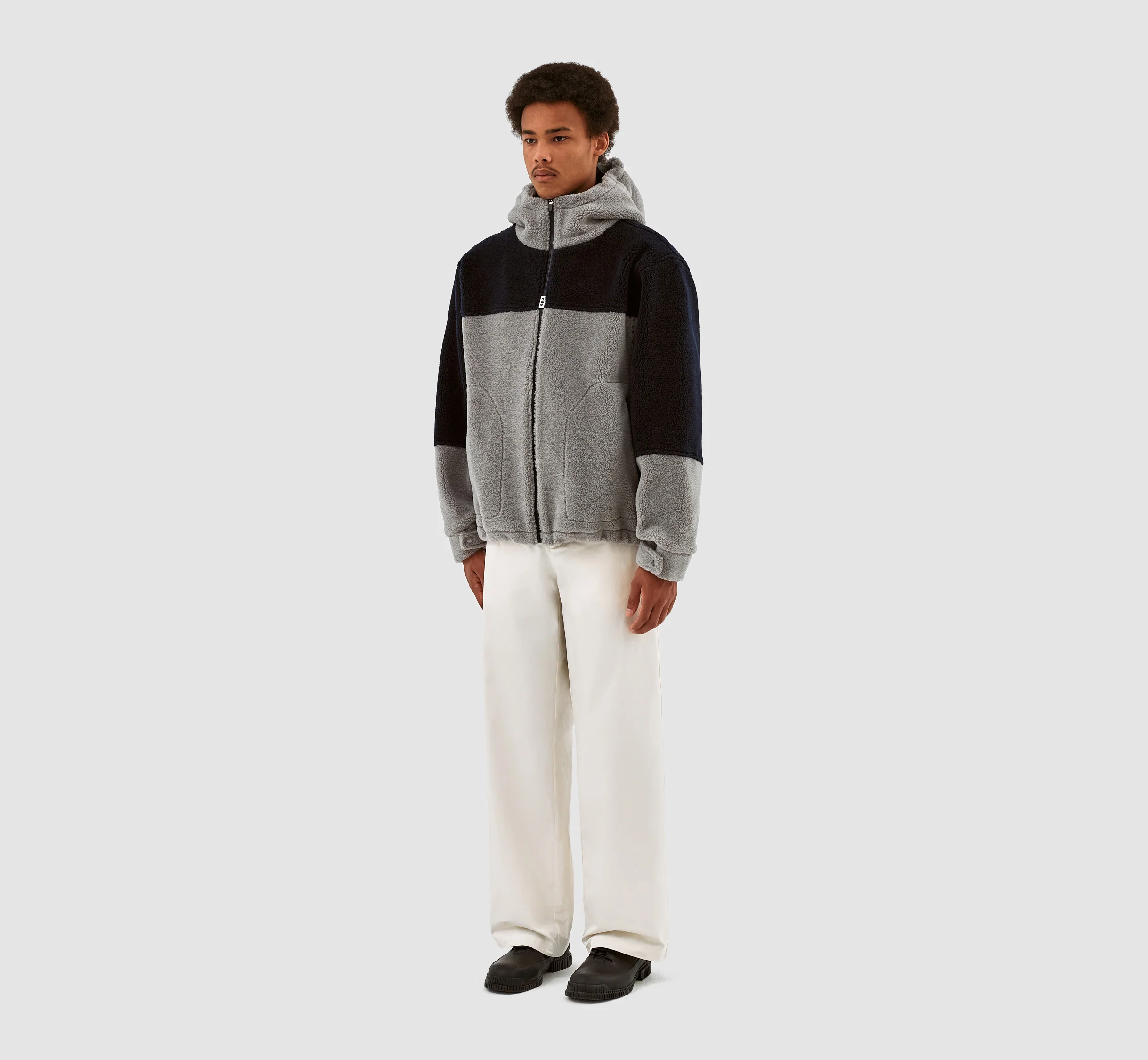 Veste Jake Colorblock - Gris/Marine - Image 6