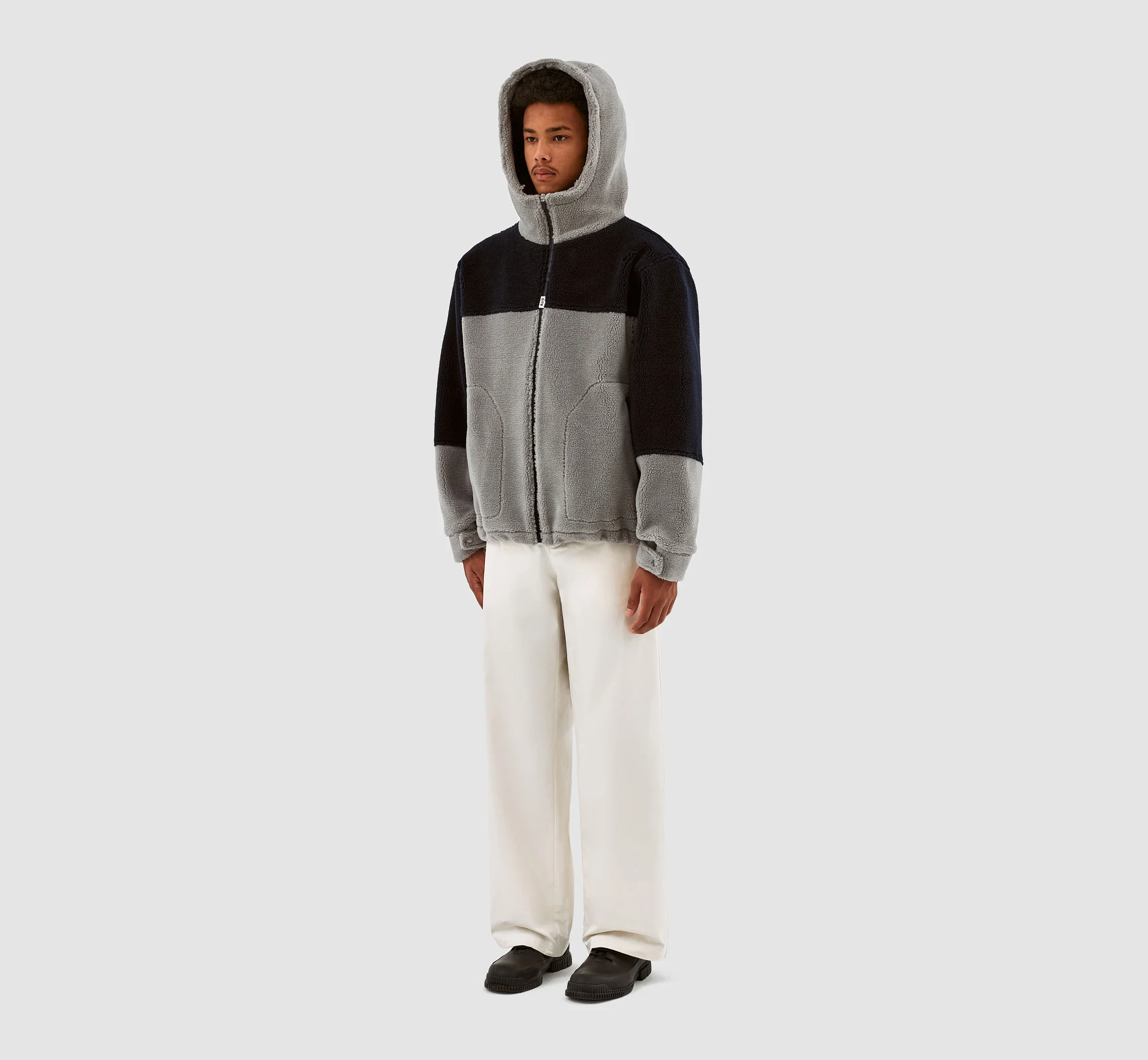 Veste Jake Colorblock - Gris/Marine - Image 7