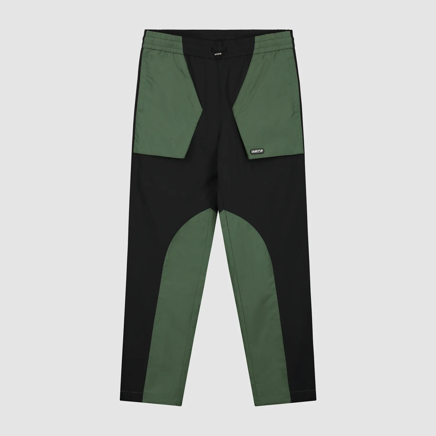 Pantalon contrasté Jake - noir/vert