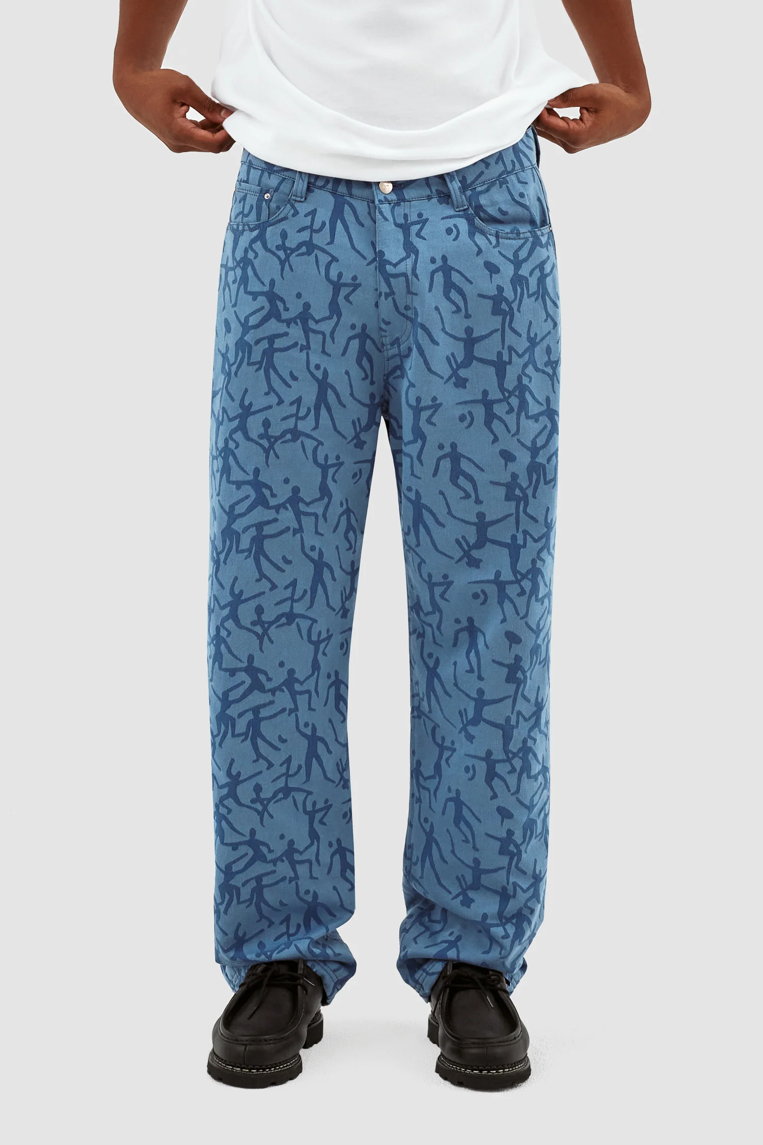 Pantalon James Allover - Bleu - Image 2