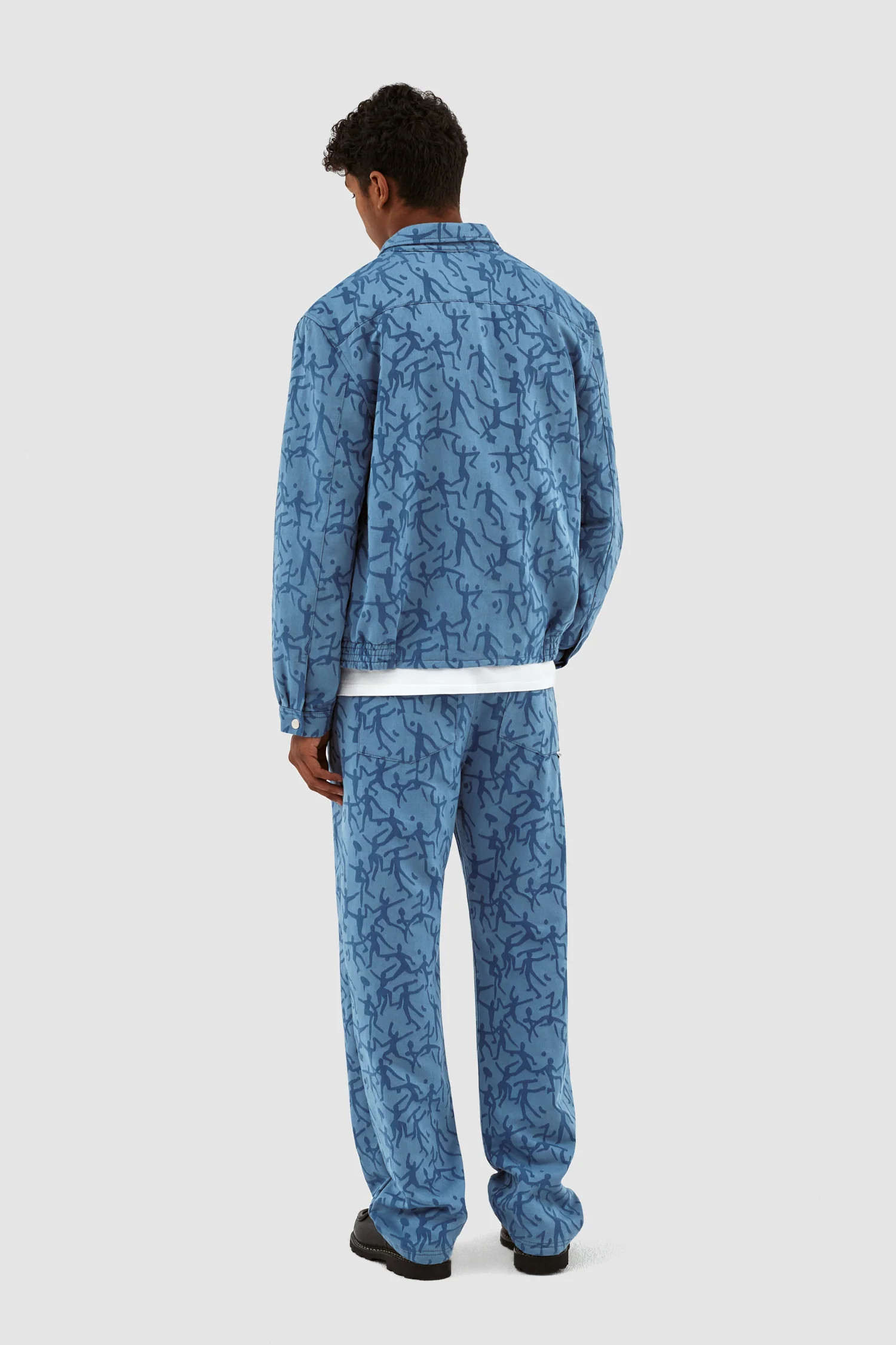Pantalon James Allover - Bleu - Image 6