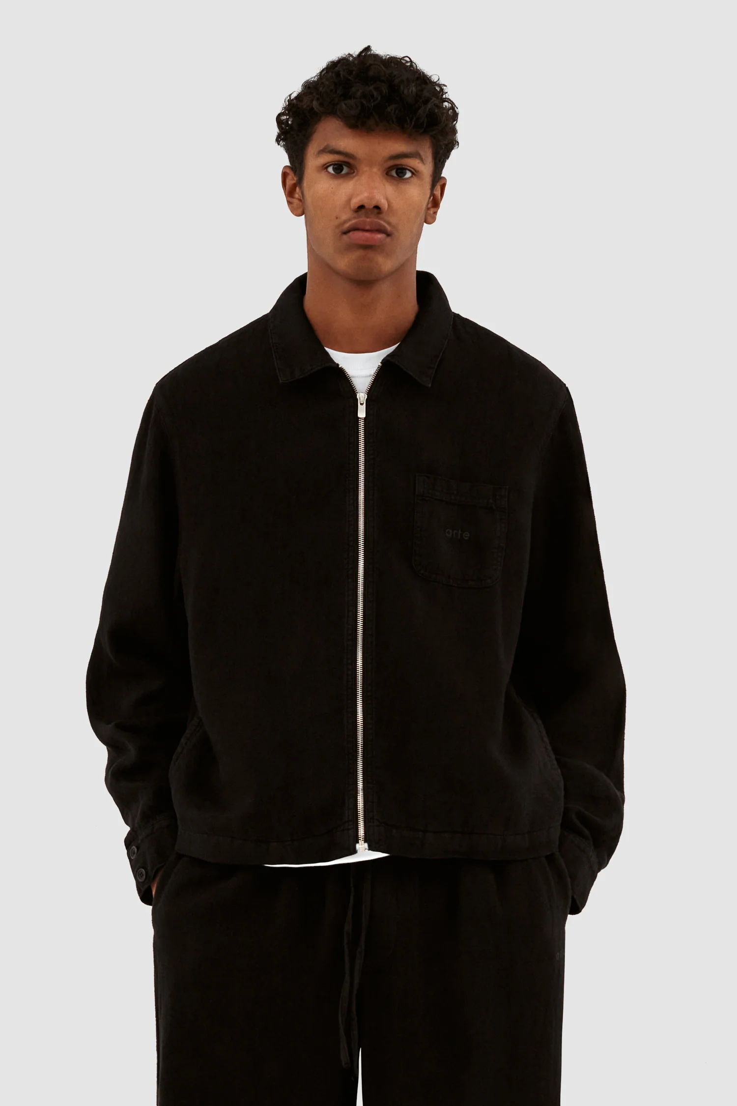 Veste Jan Linnen - Noir - Image 2