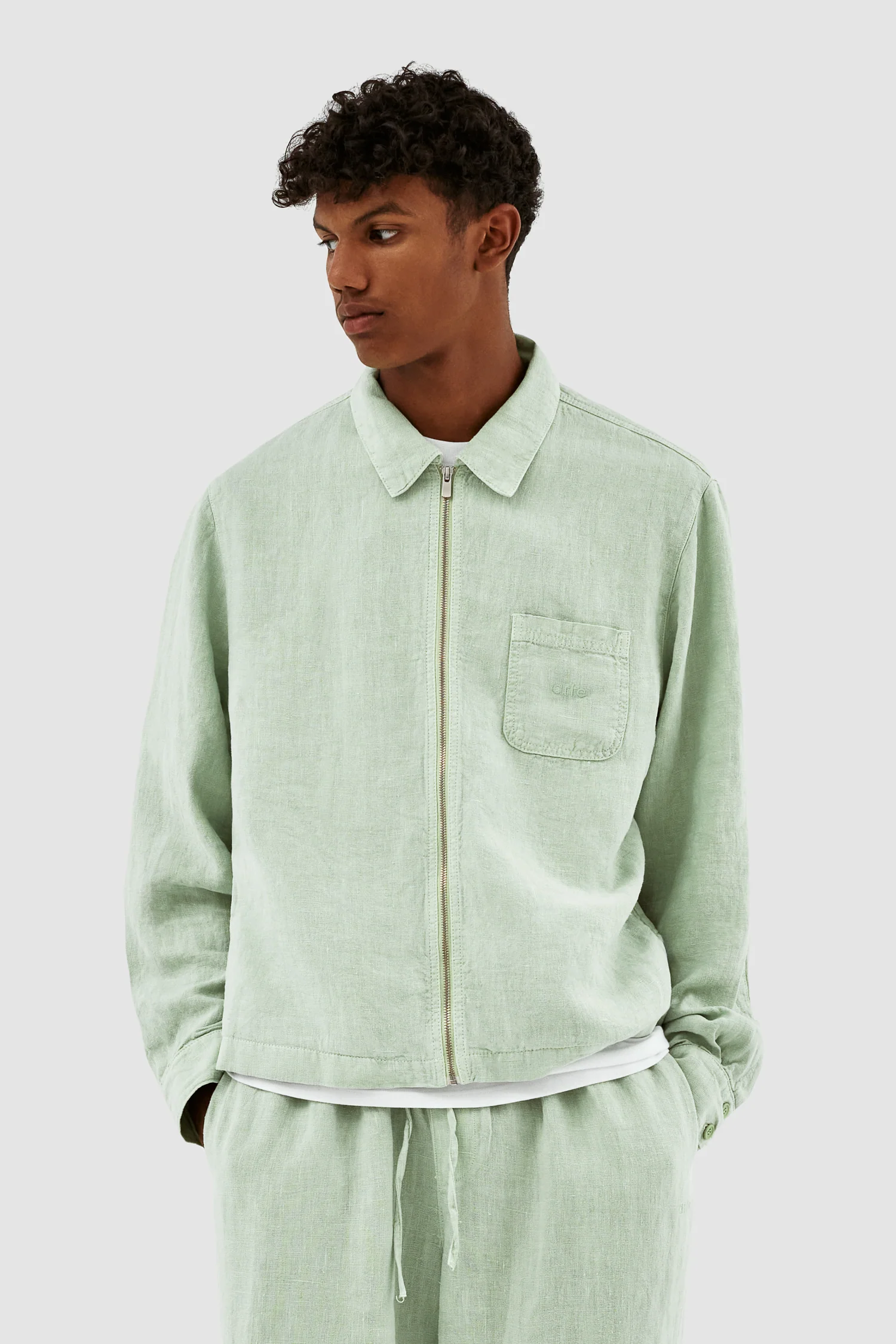 Veste Jan Linnen - Vert - Image 2