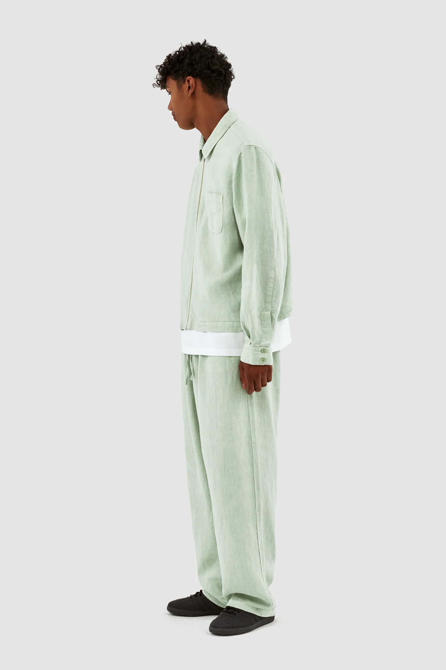 Veste Jan Linnen - Vert - Image 5